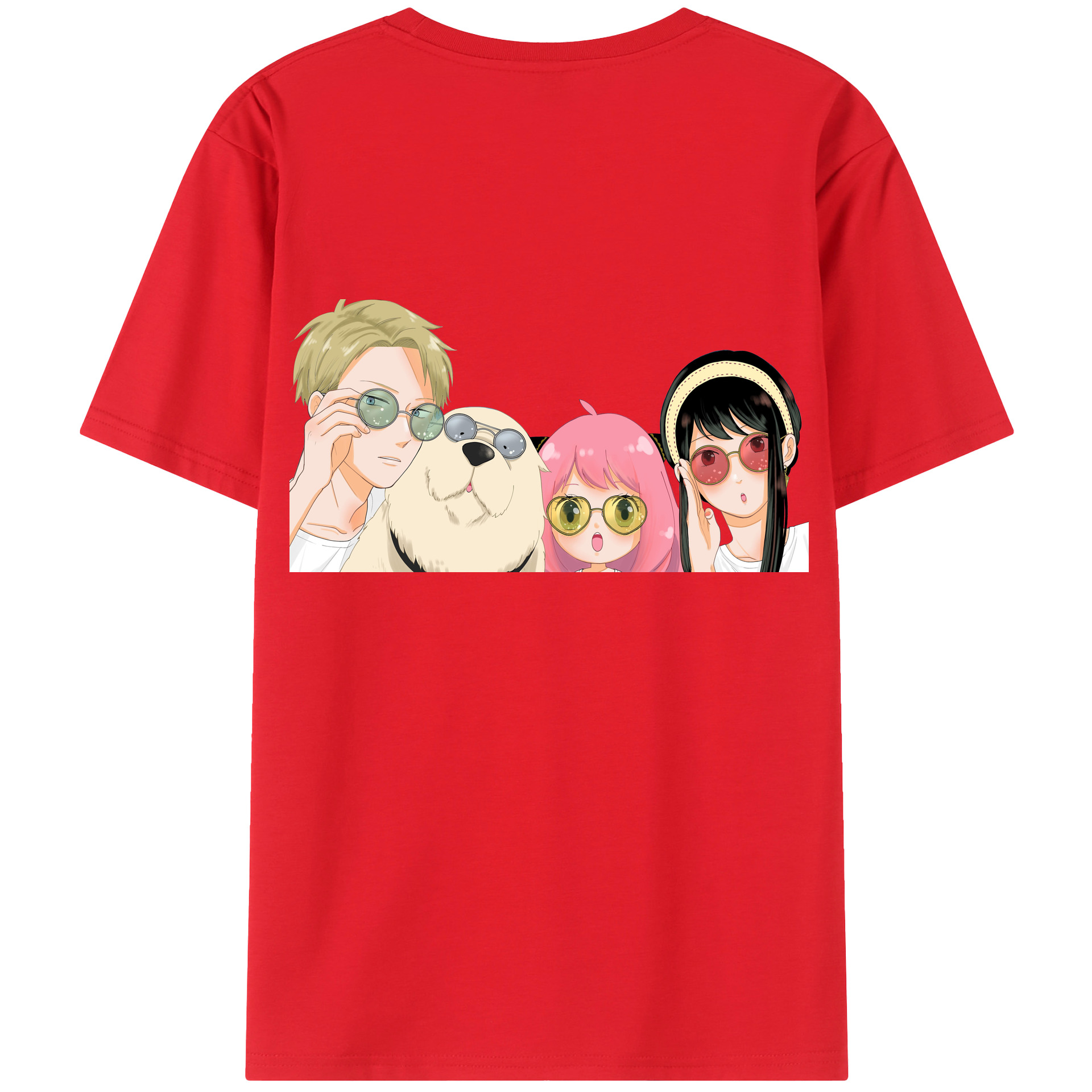 （画像用） SPY×FAMILY间谍家家酒 レディース半袖Tシャツ(バックプリント)