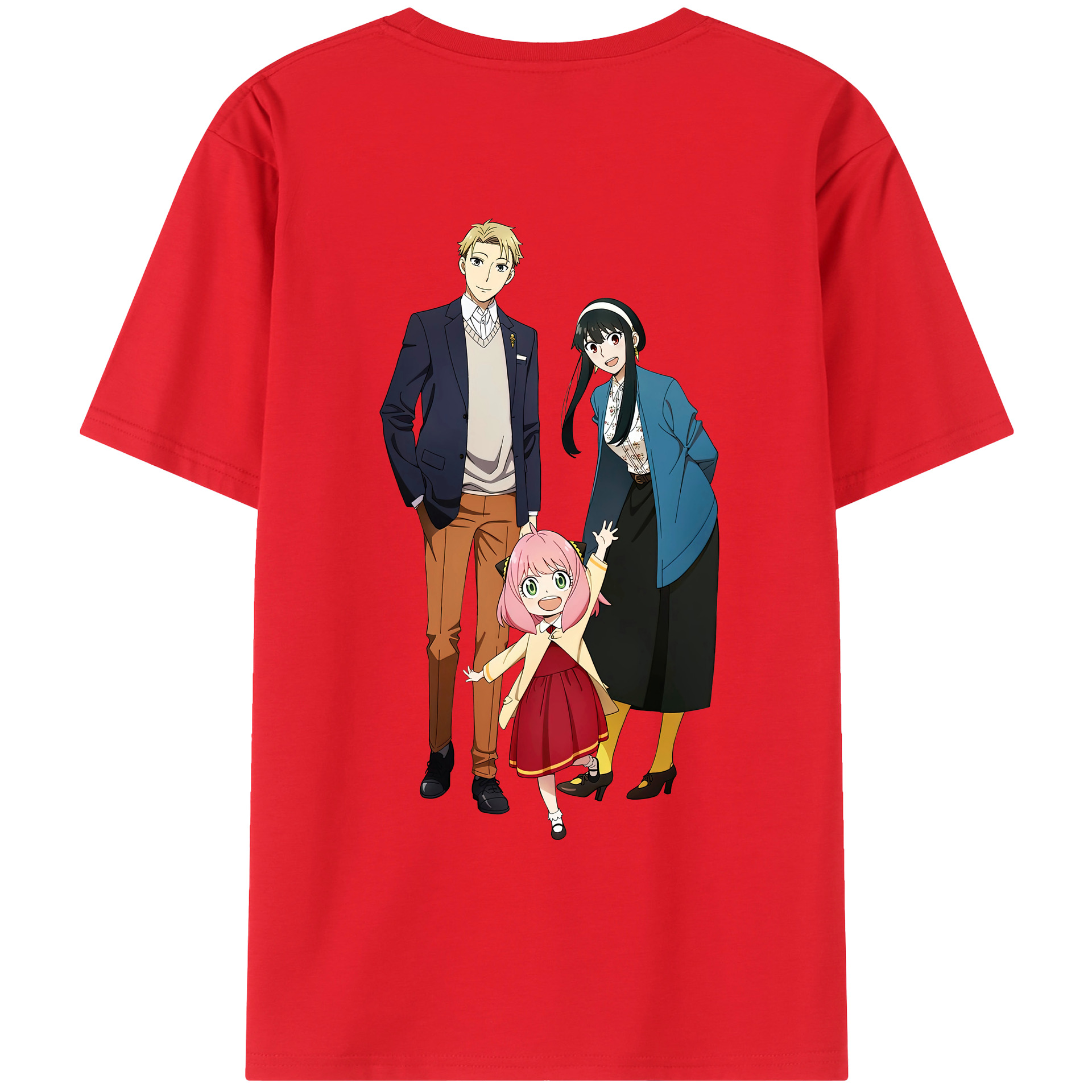 （画像用） SPY×FAMILY间谍家家酒 レディース半袖Tシャツ(バックプリント)