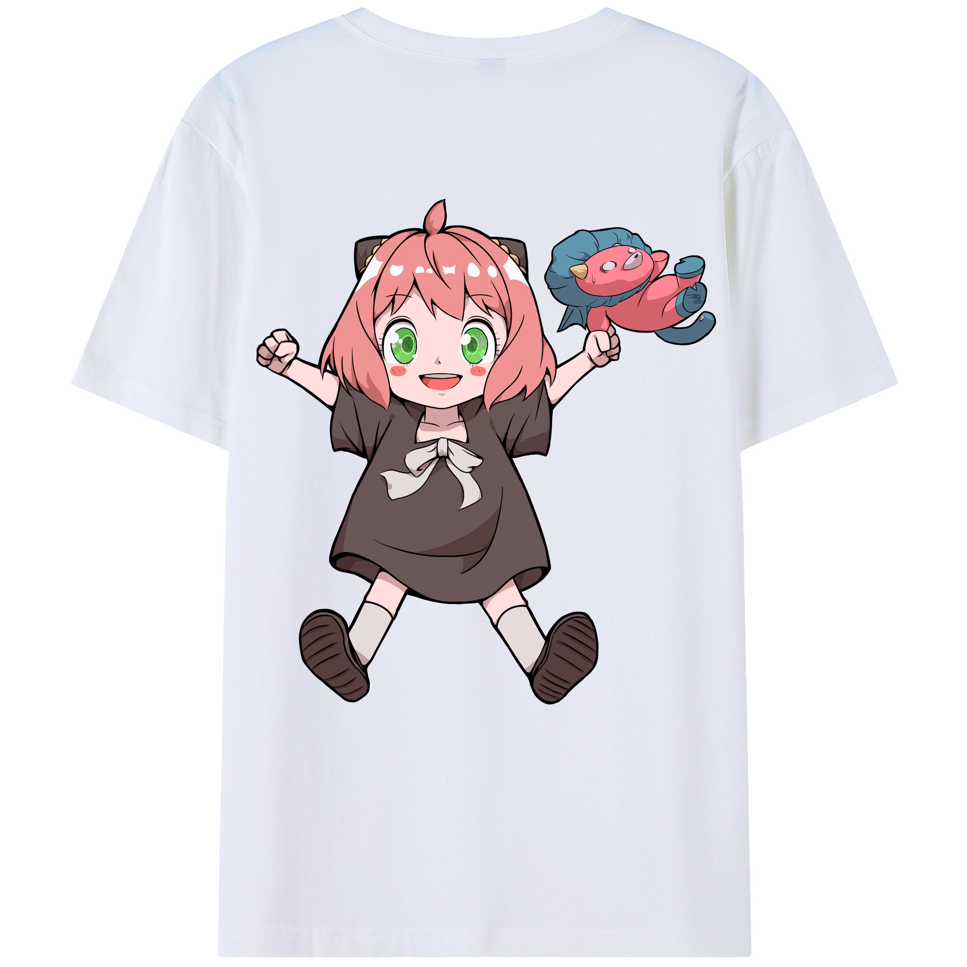 （画像用） SPY×FAMILY间谍家家酒 レディース半袖Tシャツ(バックプリント)