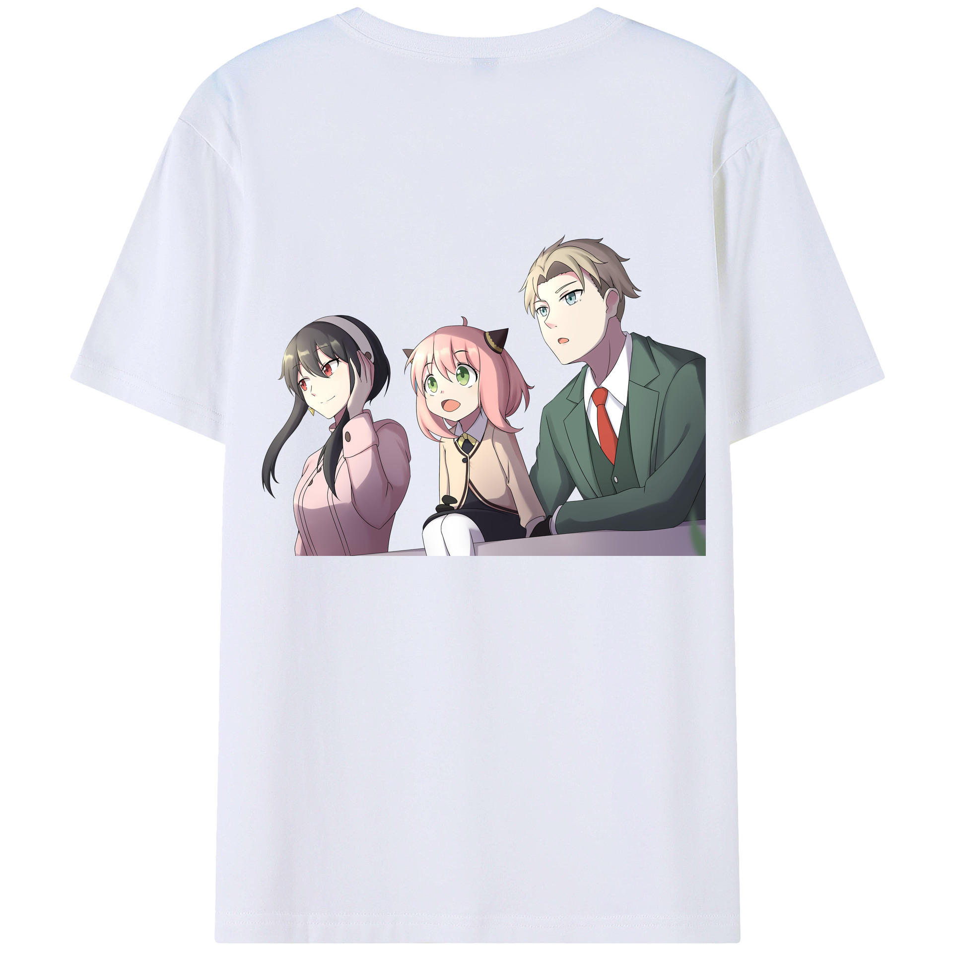 （画像用） SPY×FAMILY间谍家家酒 レディース半袖Tシャツ(バックプリント)