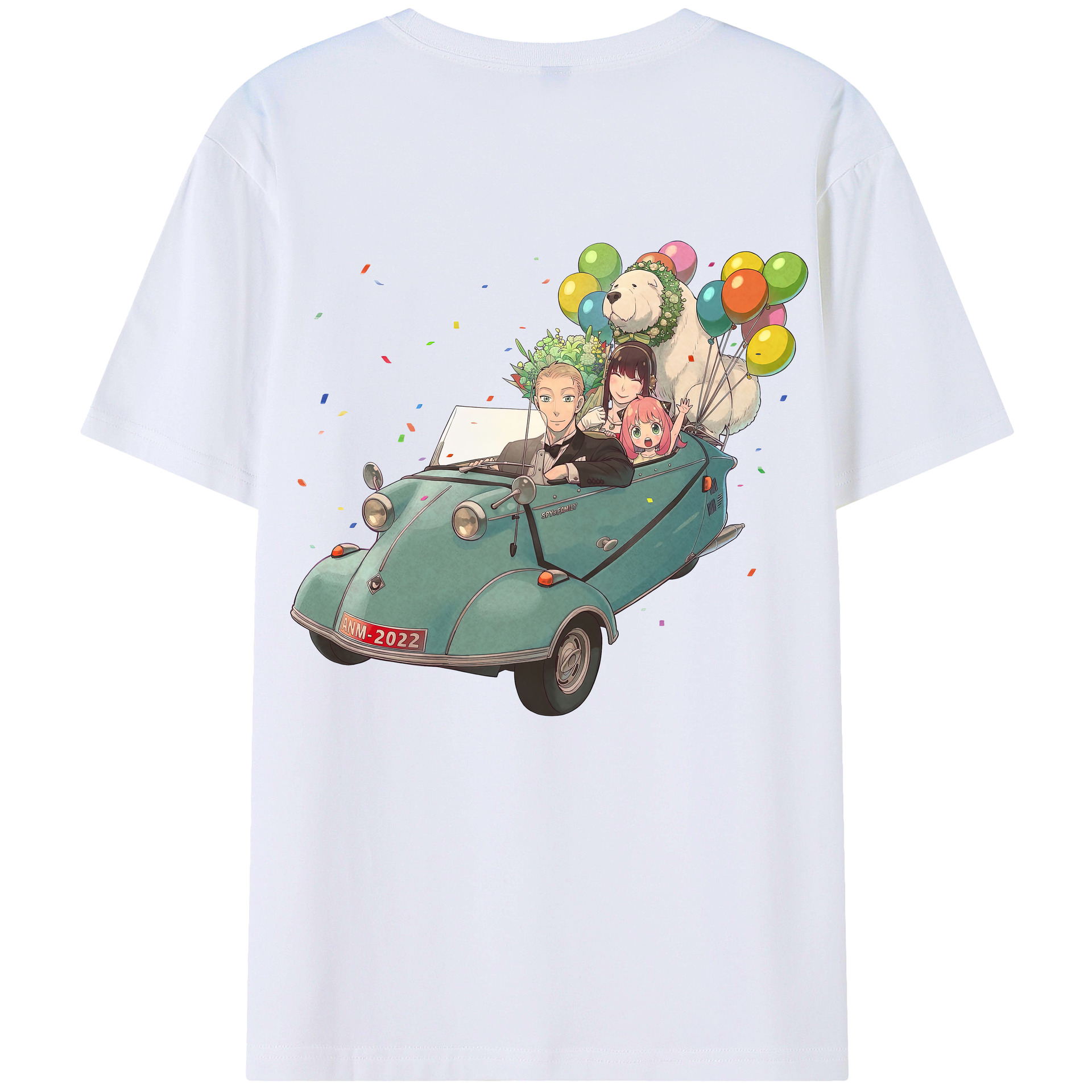 （画像用） SPY×FAMILY间谍家家酒 レディース半袖Tシャツ(バックプリント)