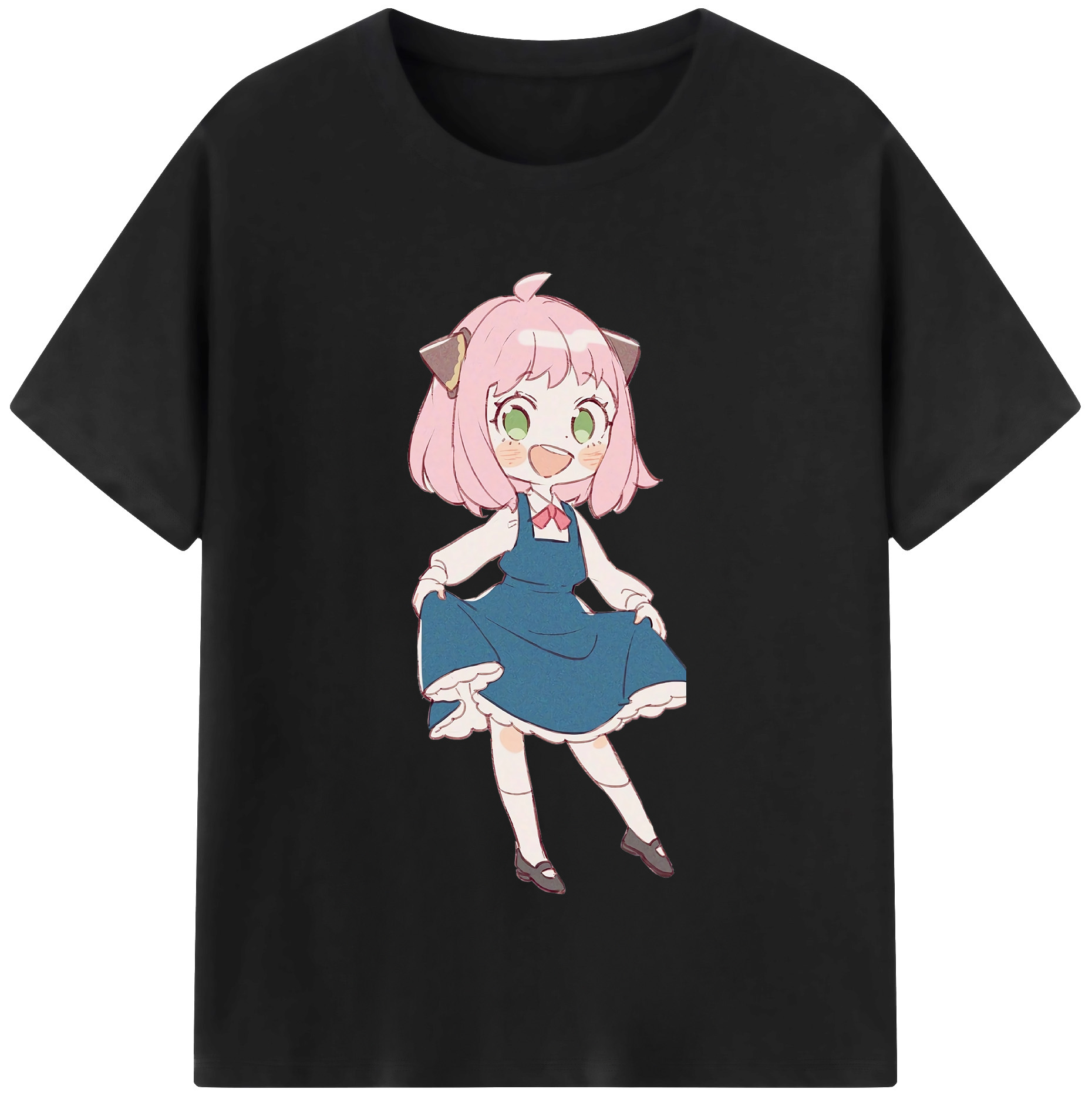 （画像用） SPY×FAMILY间谍家家酒 レディースカジュアルプリントTシャツ（綿100％）
