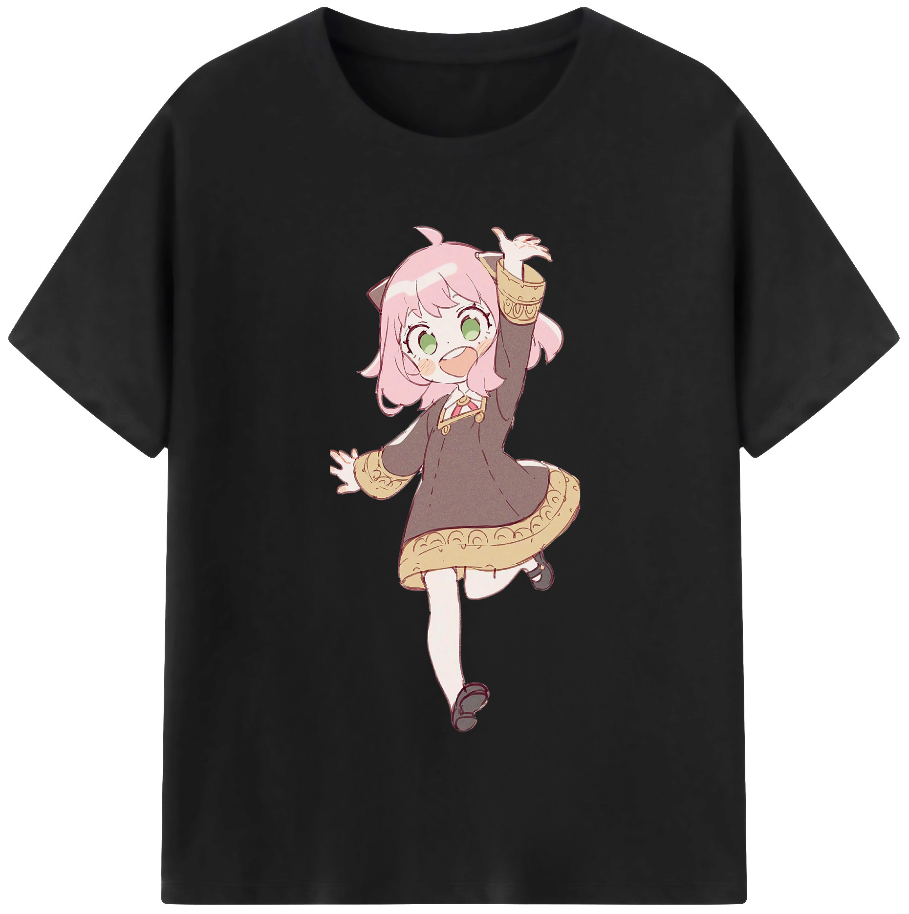（画像用） SPY×FAMILY间谍家家酒 レディースカジュアルプリントTシャツ（綿100％）