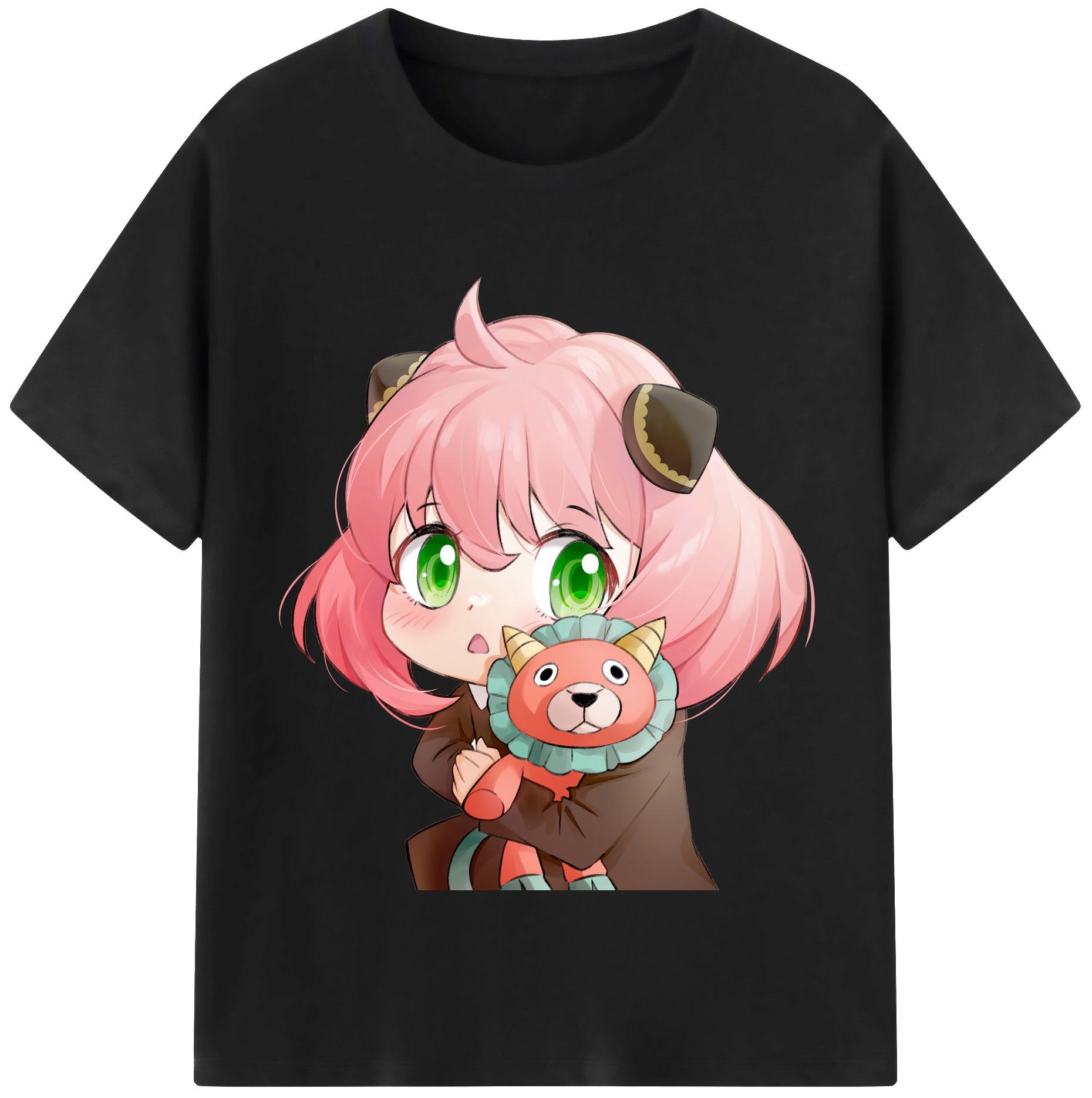 （画像用） SPY×FAMILY间谍家家酒 レディースカジュアルプリントTシャツ（綿100％）