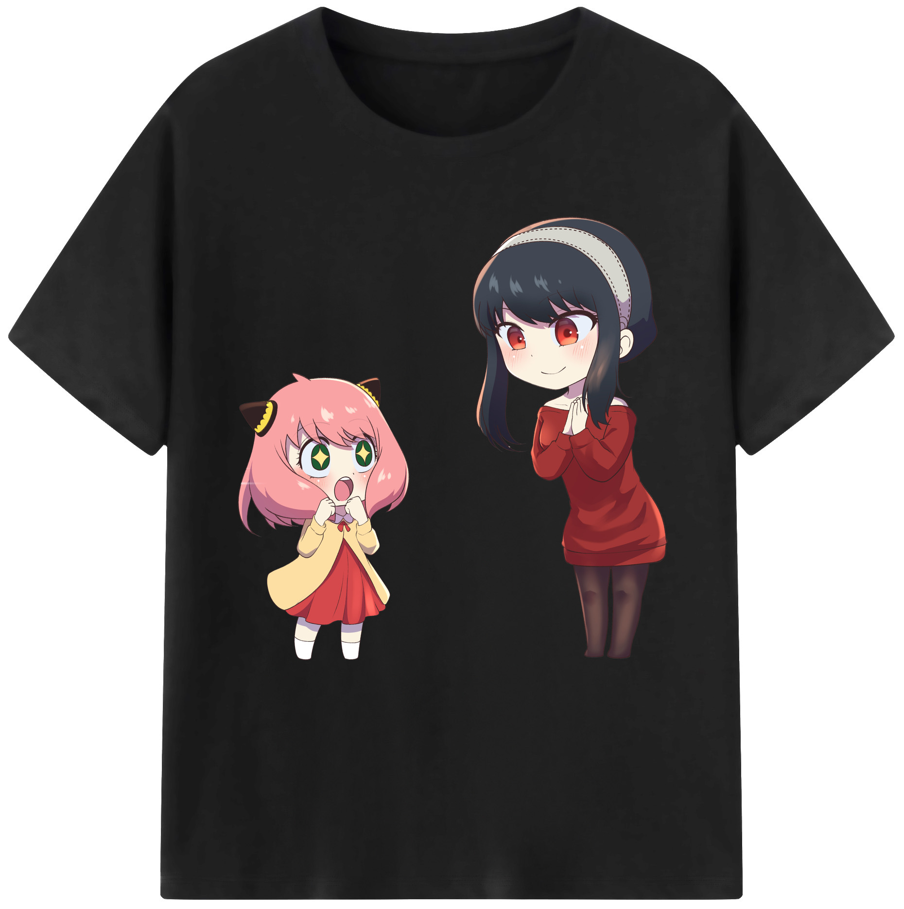 （画像用） SPY×FAMILY间谍家家酒 レディースカジュアルプリントTシャツ（綿100％）