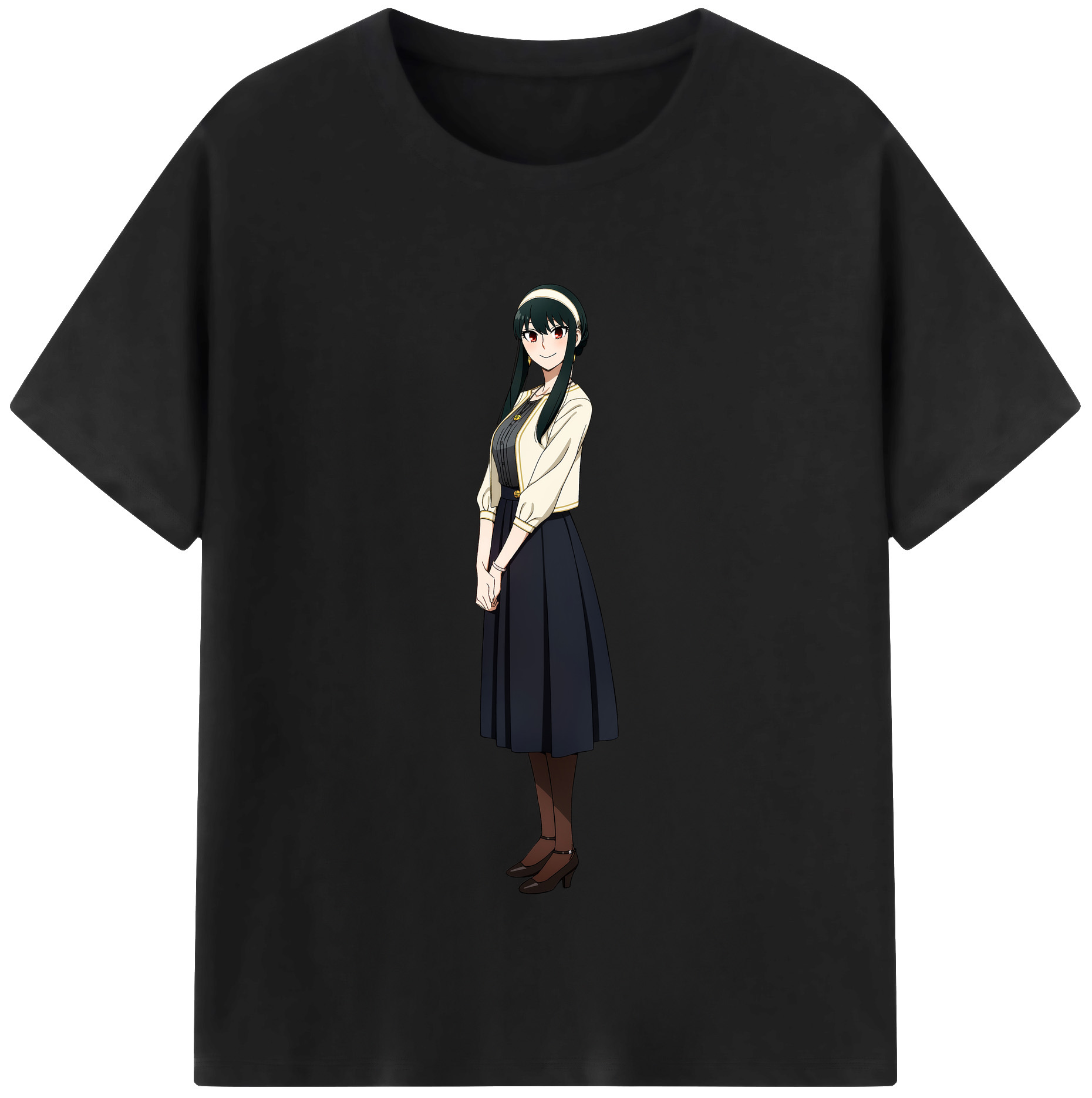（画像用） SPY×FAMILY间谍家家酒 レディースカジュアルプリントTシャツ（綿100％）