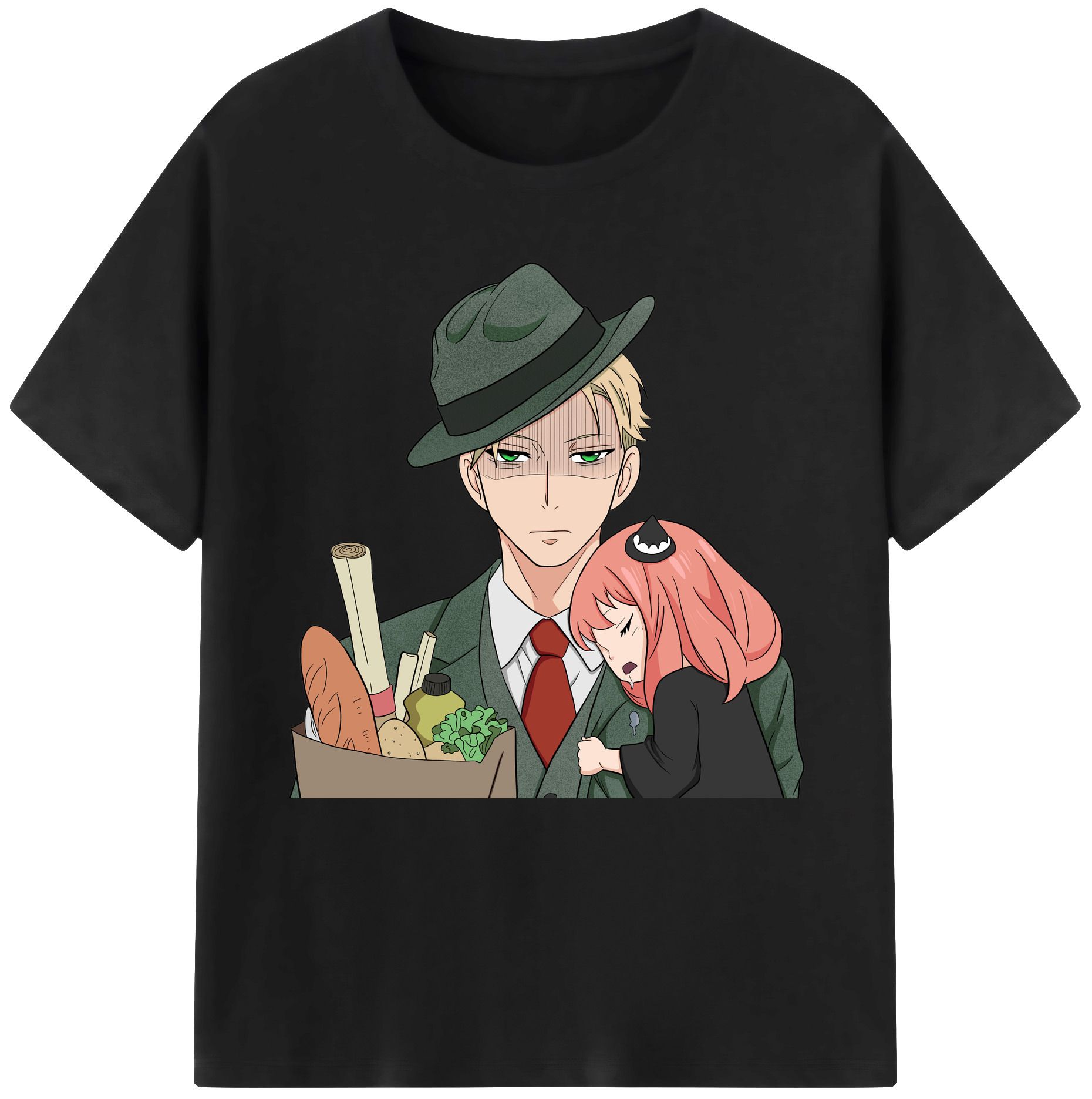 （画像用） SPY×FAMILY间谍家家酒 レディースカジュアルプリントTシャツ（綿100％）