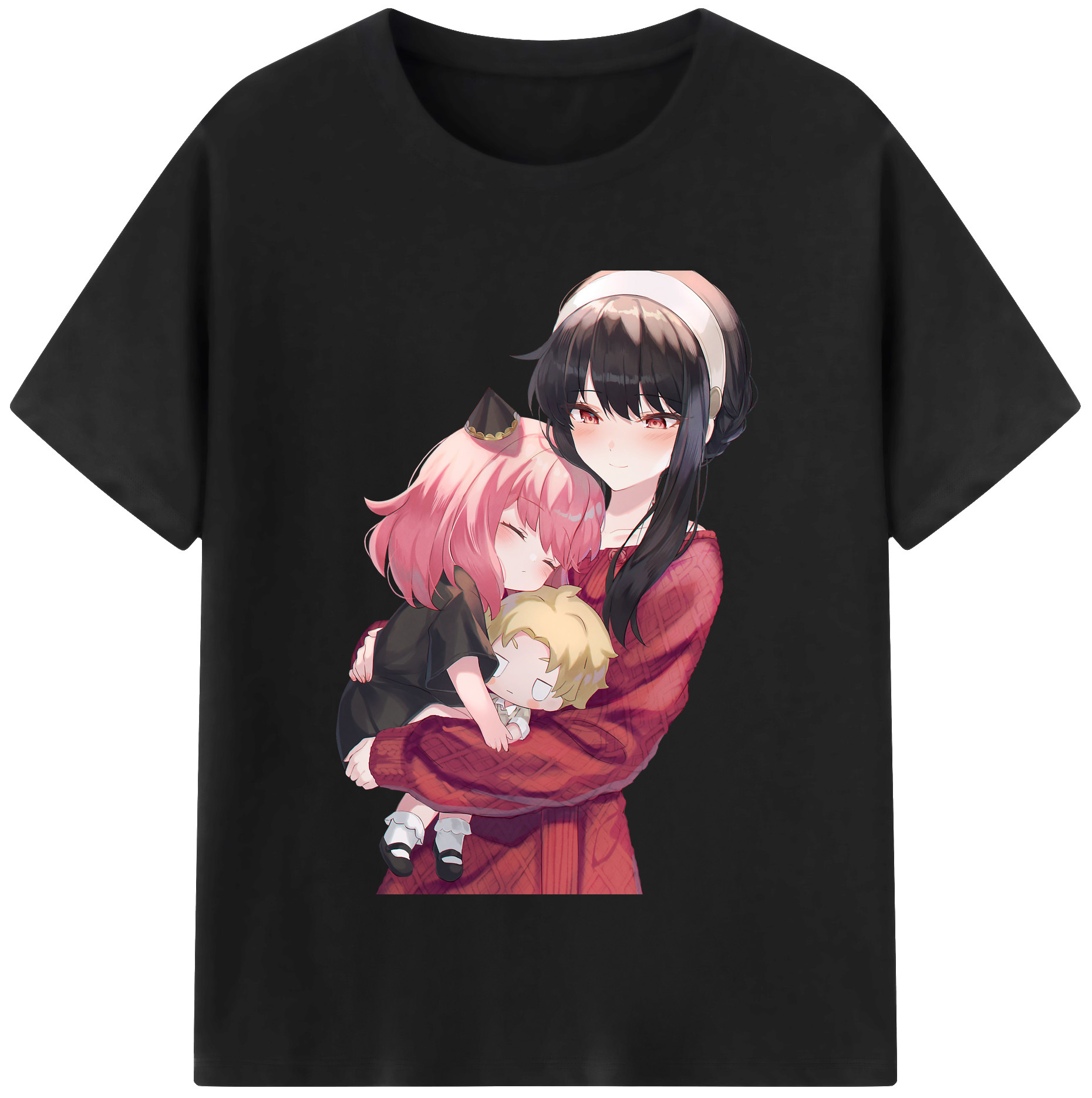 （画像用） SPY×FAMILY间谍家家酒 レディースカジュアルプリントTシャツ（綿100％）