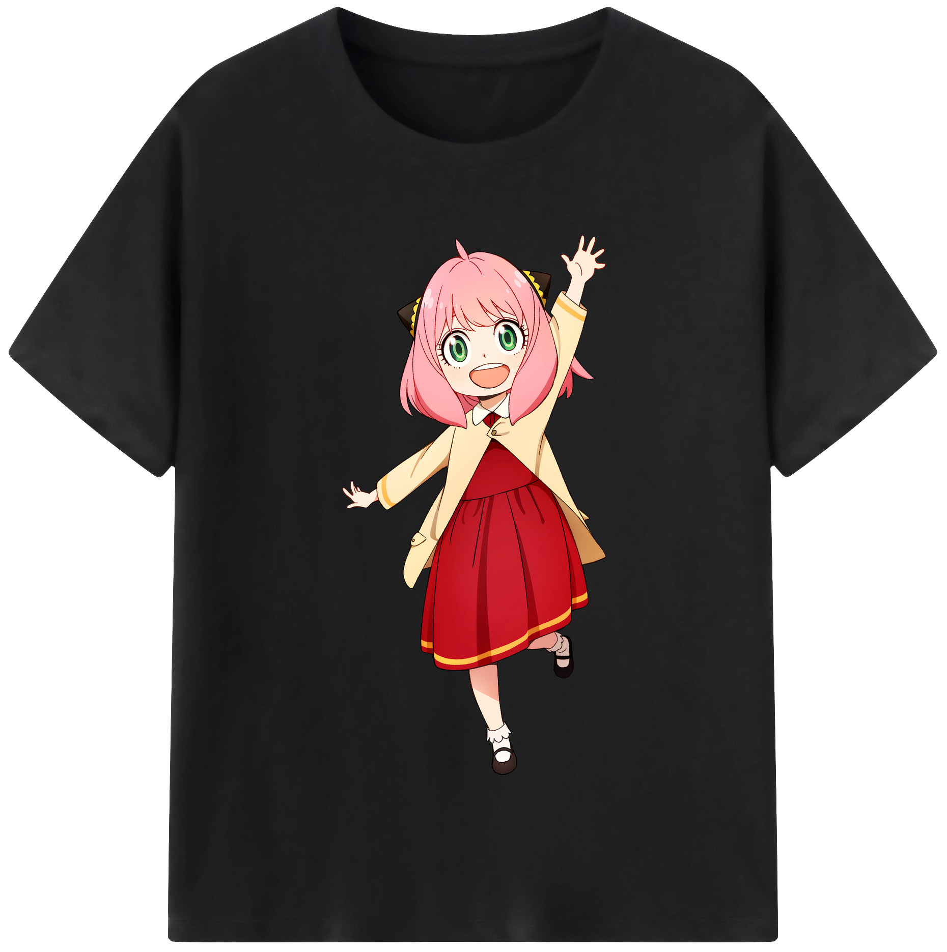 （画像用） SPY×FAMILY间谍家家酒 レディースカジュアルプリントTシャツ（綿100％）