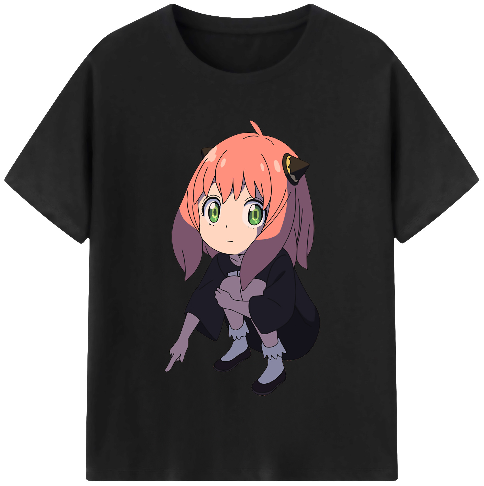 （画像用） SPY×FAMILY间谍家家酒 レディースカジュアルプリントTシャツ（綿100％）