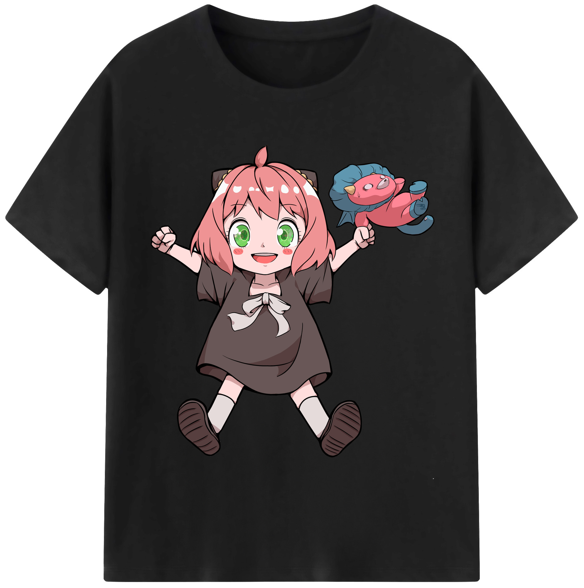 （画像用） SPY×FAMILY间谍家家酒 レディースカジュアルプリントTシャツ（綿100％）