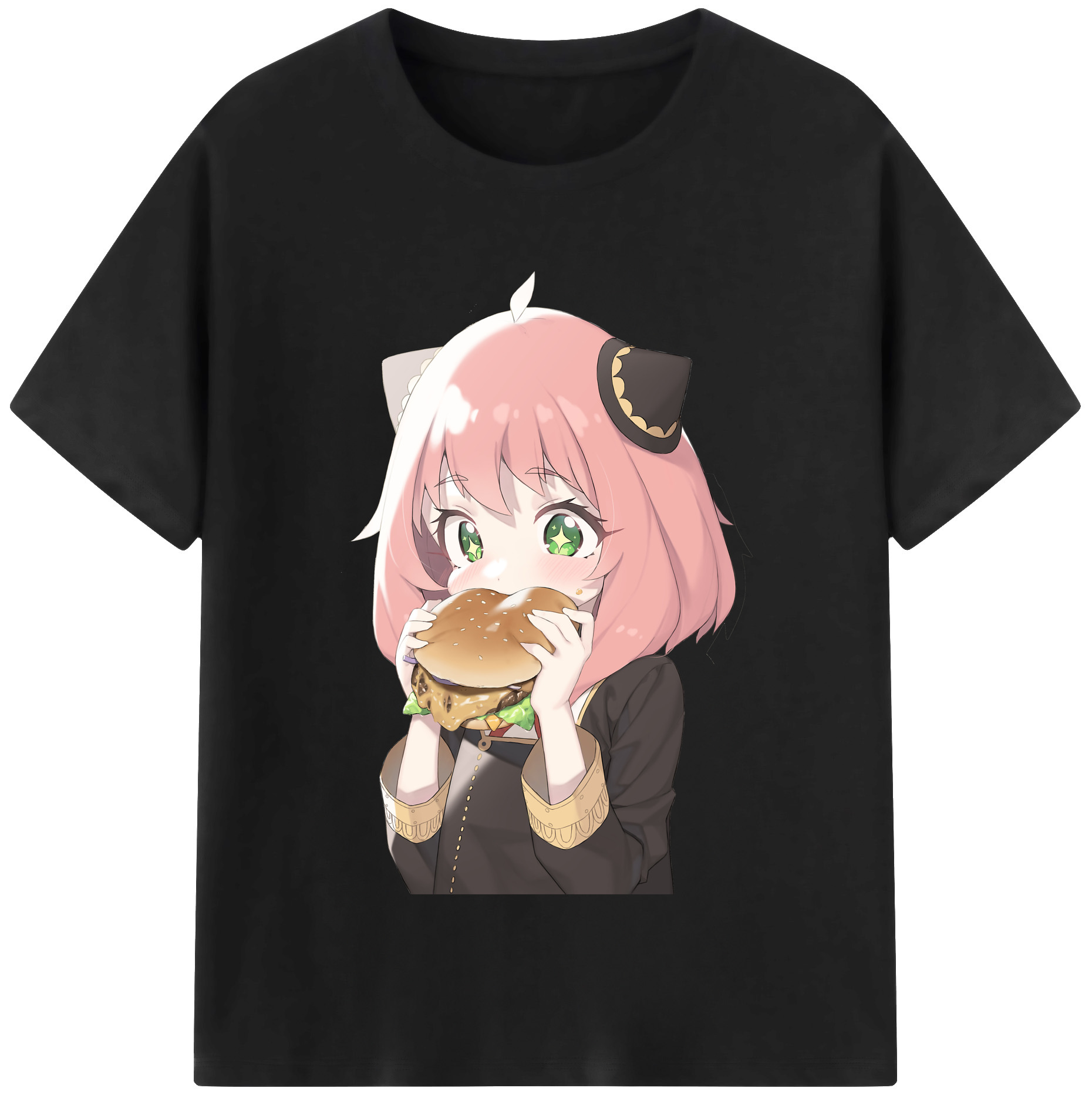 （画像用） SPY×FAMILY间谍家家酒 レディースカジュアルプリントTシャツ（綿100％）