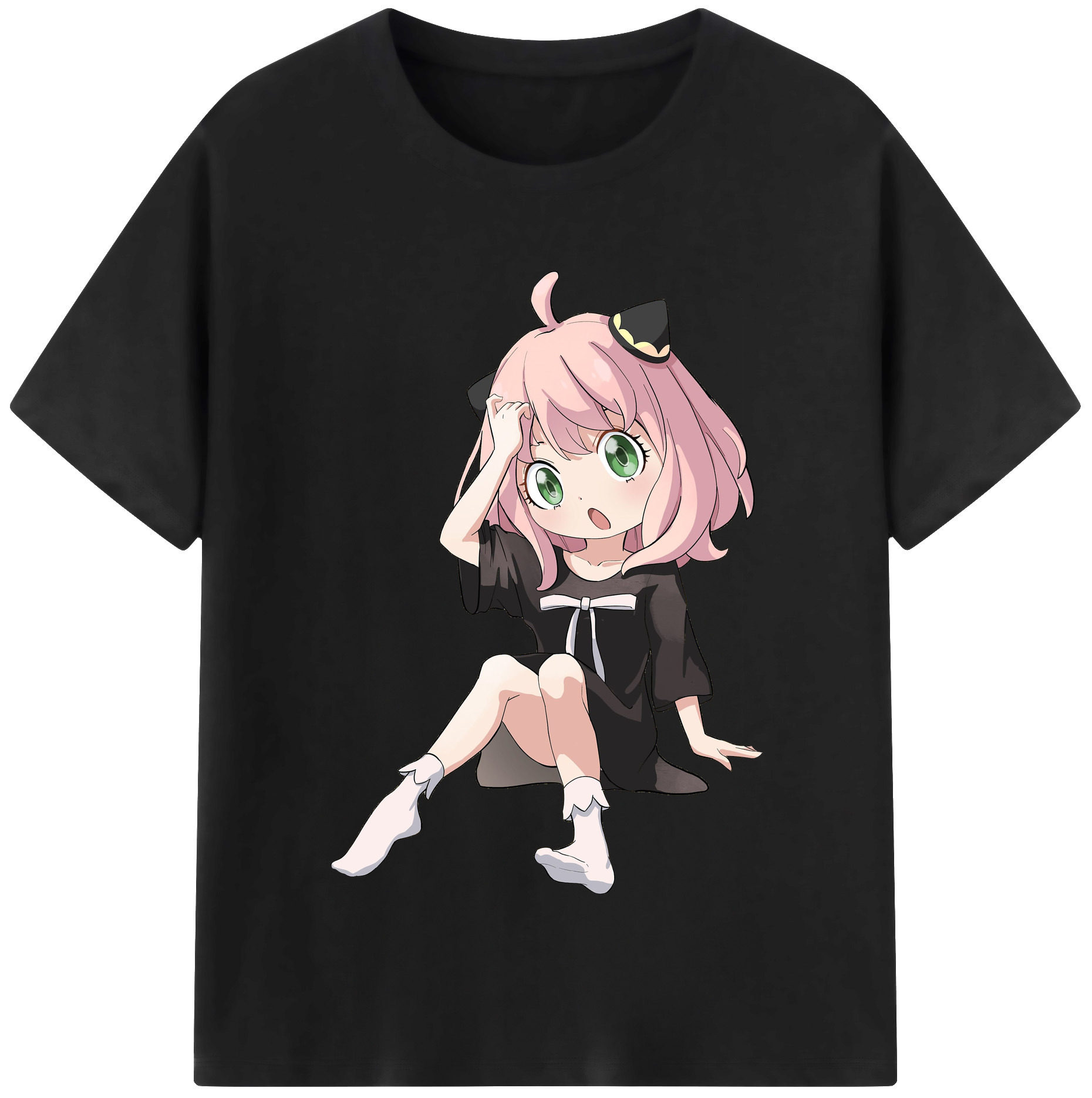 （画像用） SPY×FAMILY间谍家家酒 レディースカジュアルプリントTシャツ（綿100％）