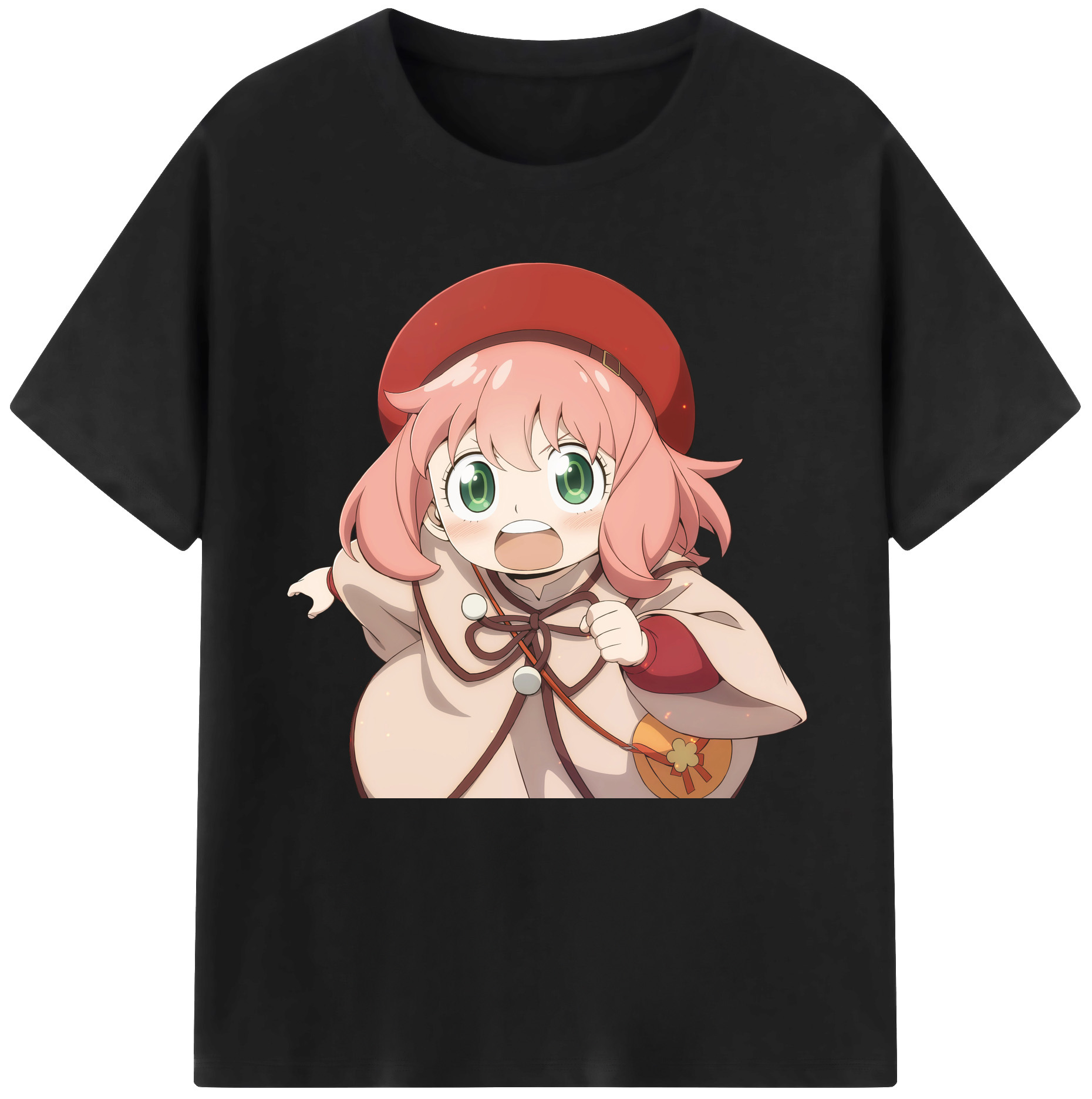 （画像用） SPY×FAMILY间谍家家酒 レディースカジュアルプリントTシャツ（綿100％）