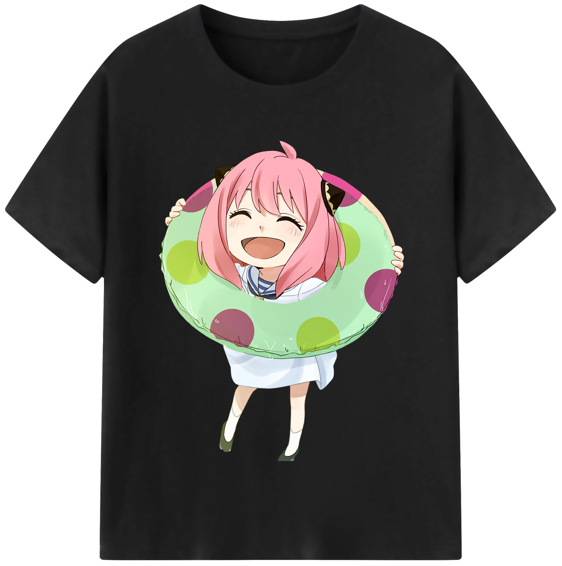 （画像用） SPY×FAMILY间谍家家酒 レディースカジュアルプリントTシャツ（綿100％）