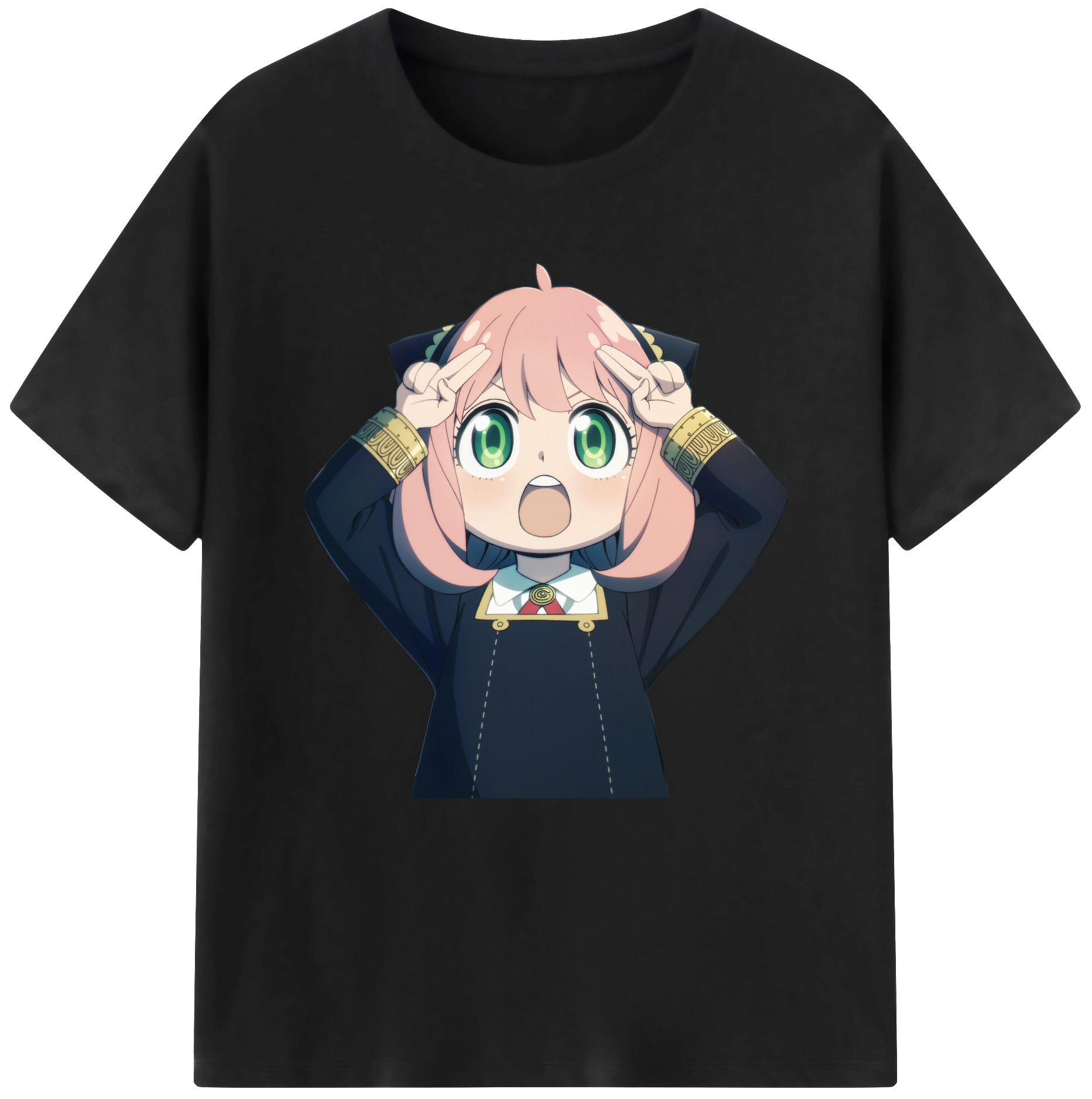 （画像用） SPY×FAMILY间谍家家酒 レディースカジュアルプリントTシャツ（綿100％）