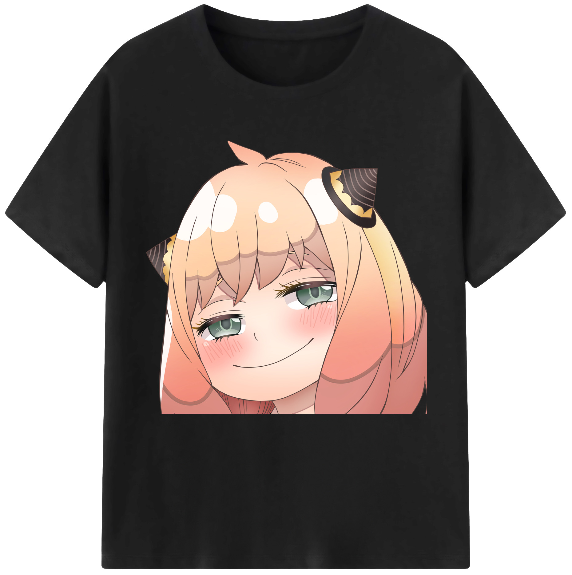 （画像用） SPY×FAMILY间谍家家酒 レディースカジュアルプリントTシャツ（綿100％）