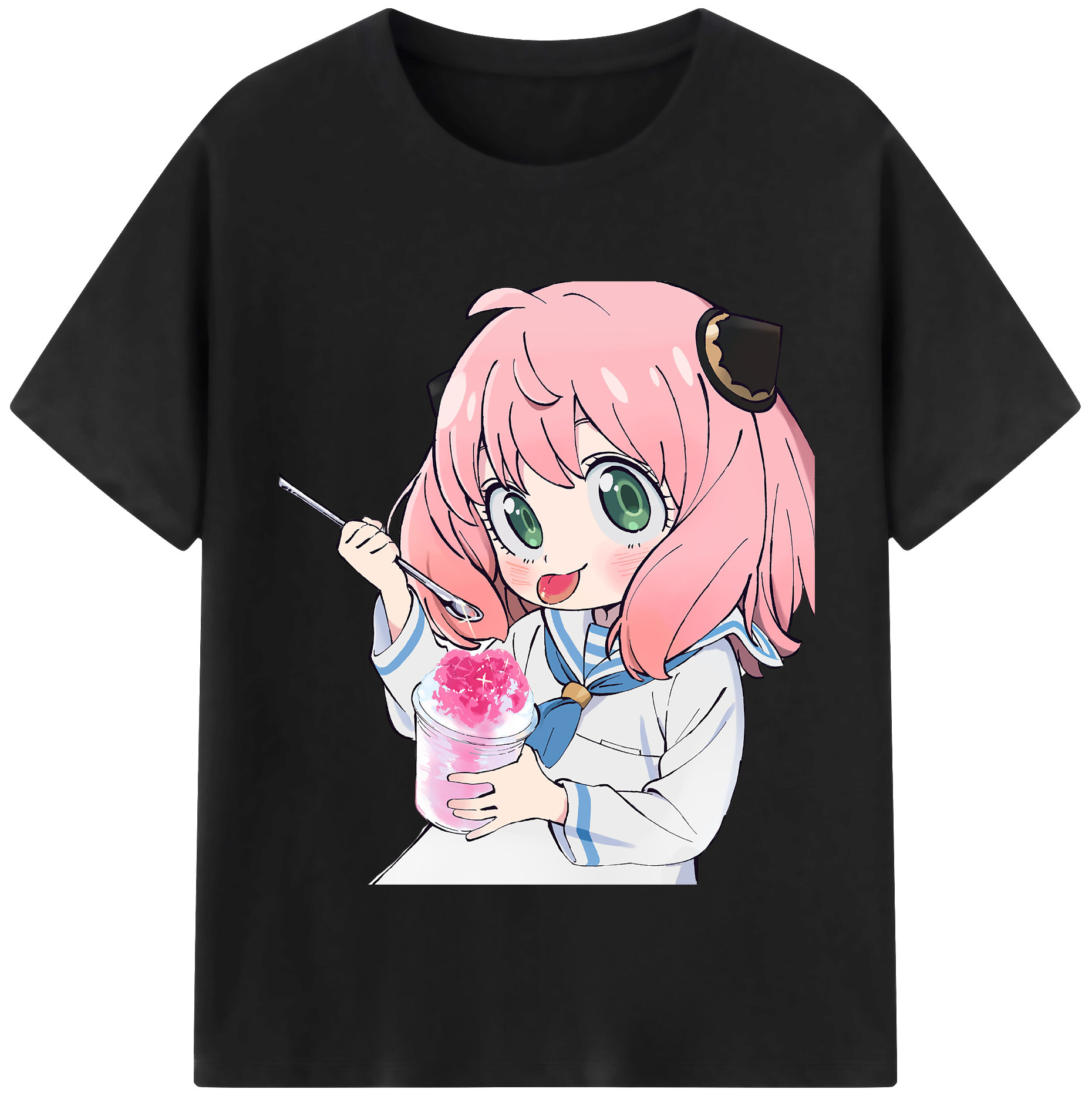 （画像用） SPY×FAMILY间谍家家酒 レディースカジュアルプリントTシャツ（綿100％）