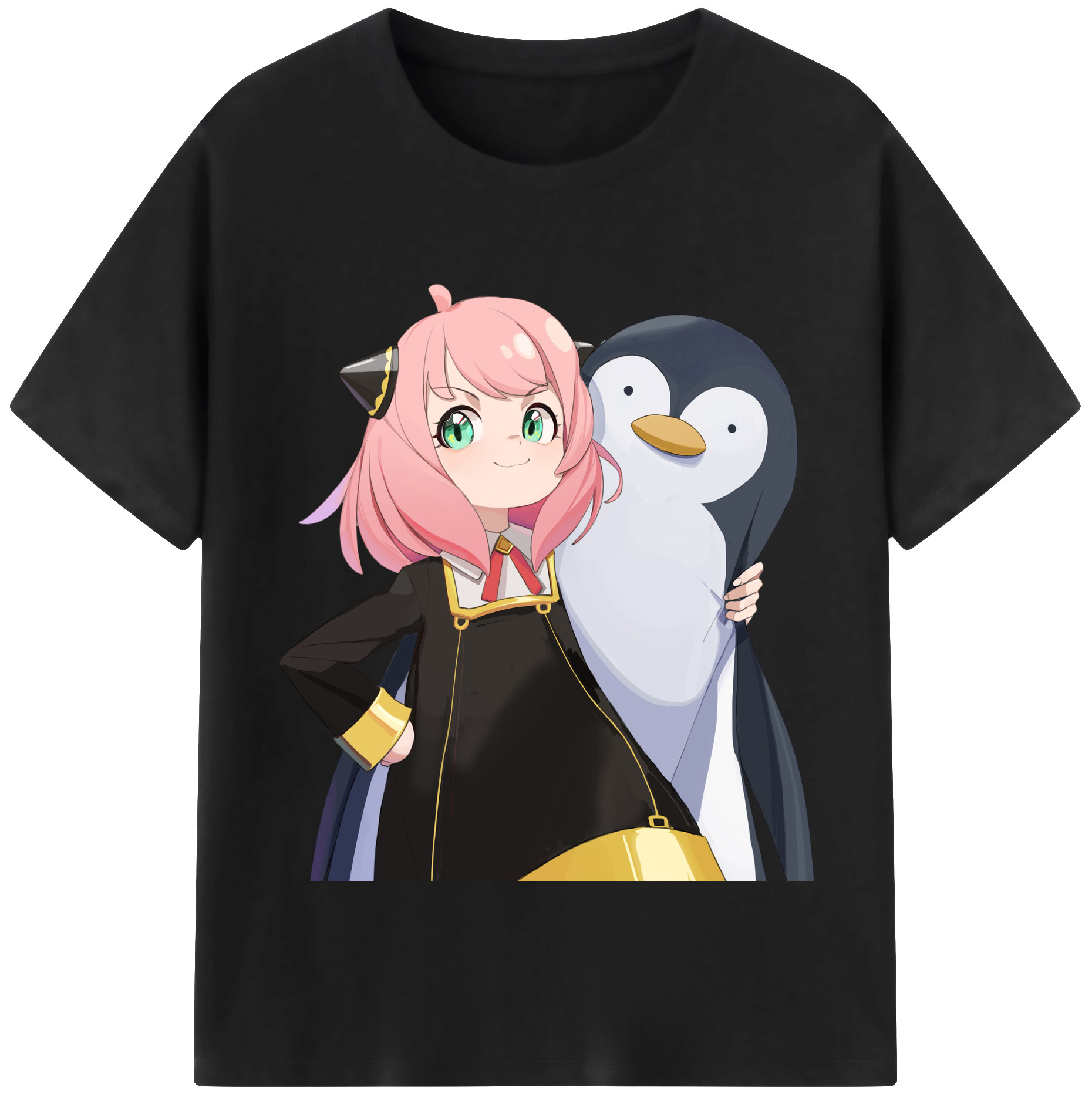 （画像用） SPY×FAMILY间谍家家酒 レディースカジュアルプリントTシャツ（綿100％）