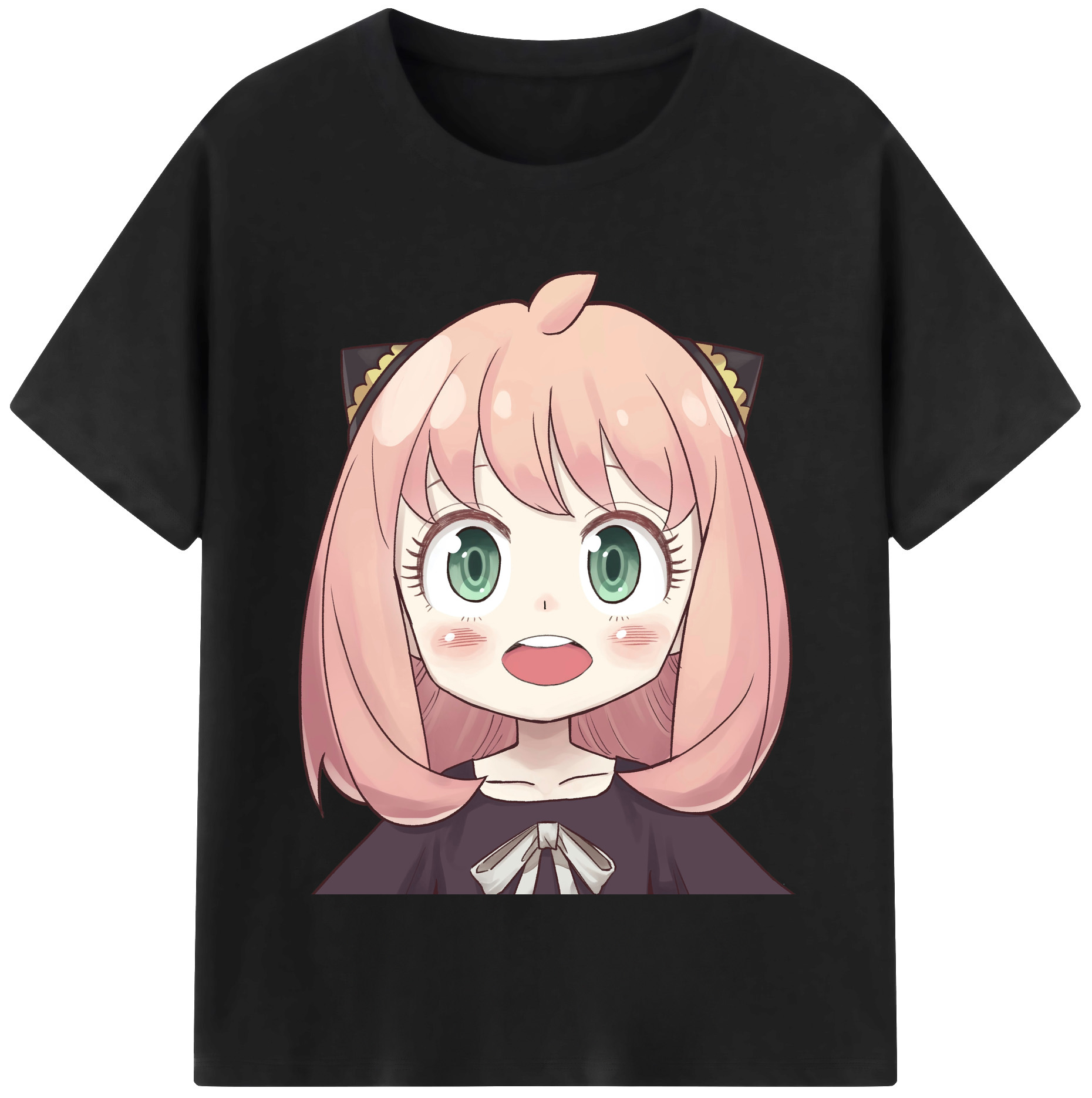（画像用） SPY×FAMILY间谍家家酒 レディースカジュアルプリントTシャツ（綿100％）