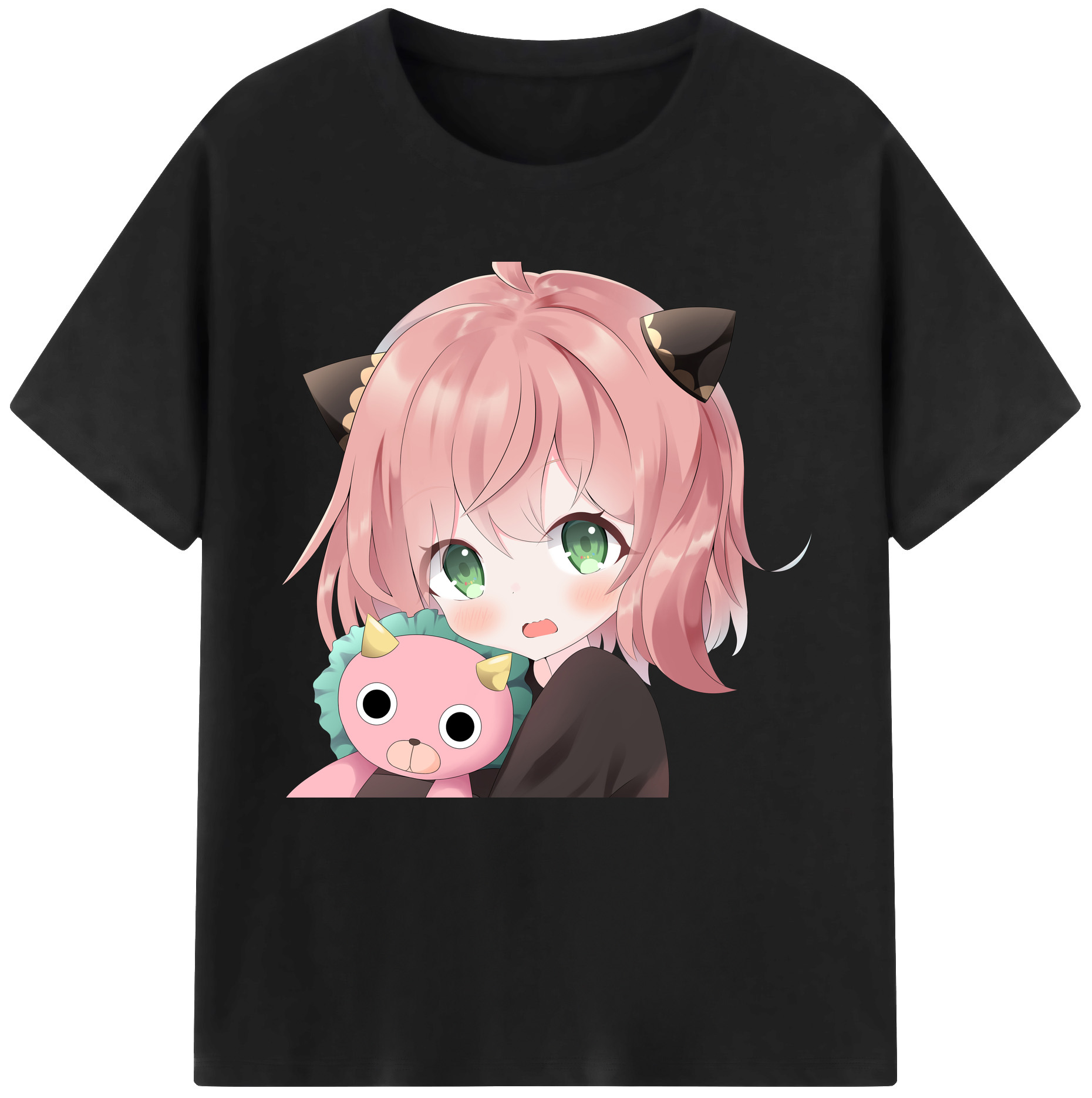 （画像用） SPY×FAMILY间谍家家酒 レディースカジュアルプリントTシャツ（綿100％）