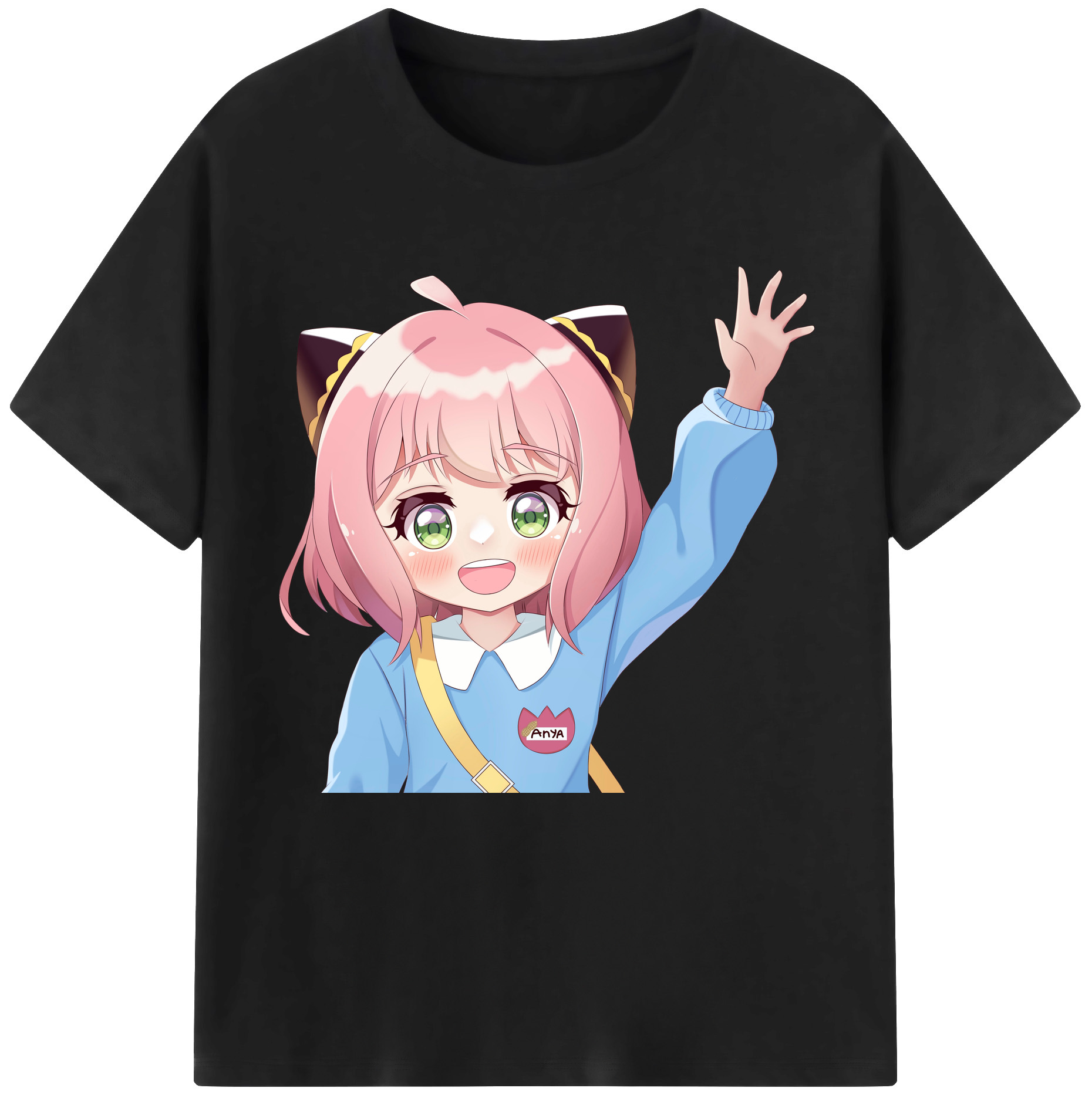 （画像用） SPY×FAMILY间谍家家酒 レディースカジュアルプリントTシャツ（綿100％）