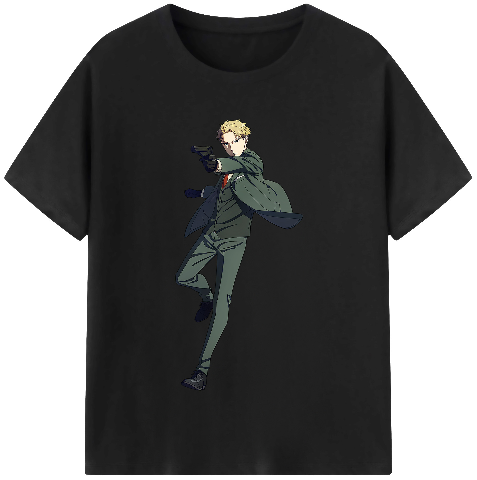 （画像用） SPY×FAMILY间谍家家酒 レディースカジュアルプリントTシャツ（綿100％）