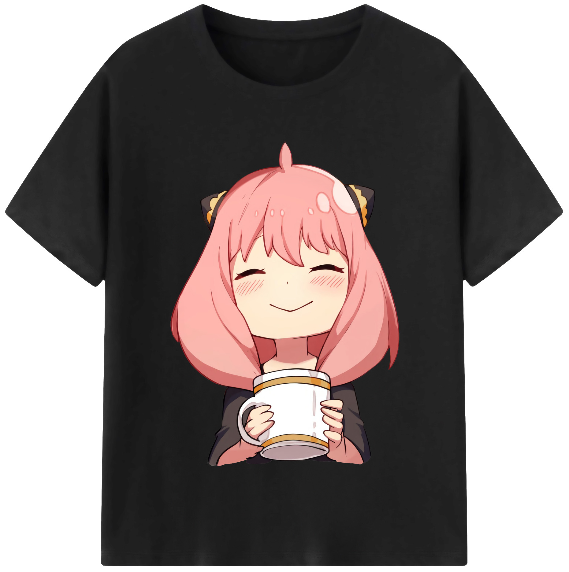 （画像用） SPY×FAMILY间谍家家酒 レディースカジュアルプリントTシャツ（綿100％）
