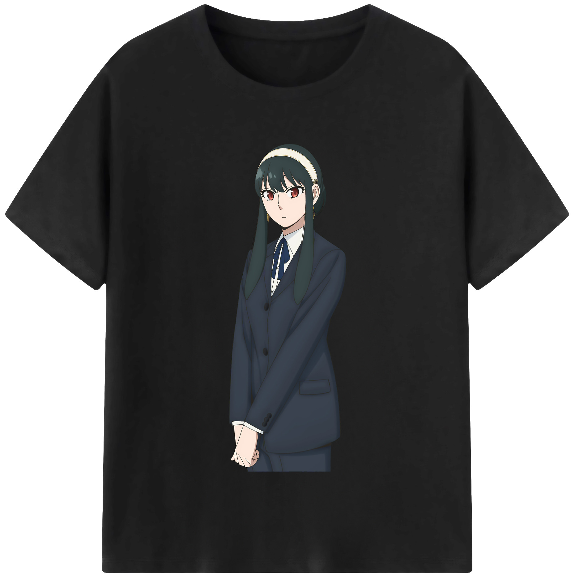 （画像用） SPY×FAMILY间谍家家酒 レディースカジュアルプリントTシャツ（綿100％）