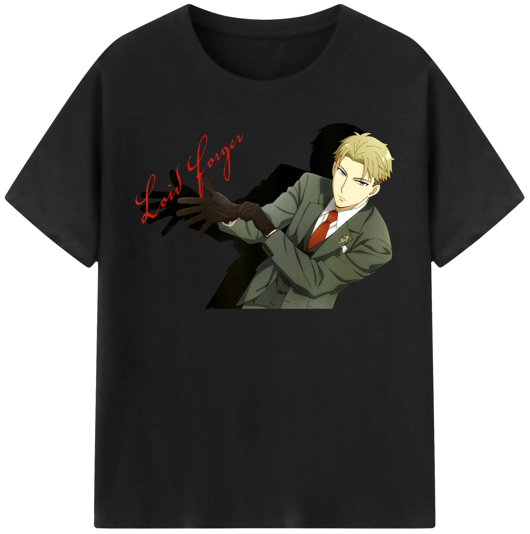 （画像用） SPY×FAMILY间谍家家酒 レディースカジュアルプリントTシャツ（綿100％）