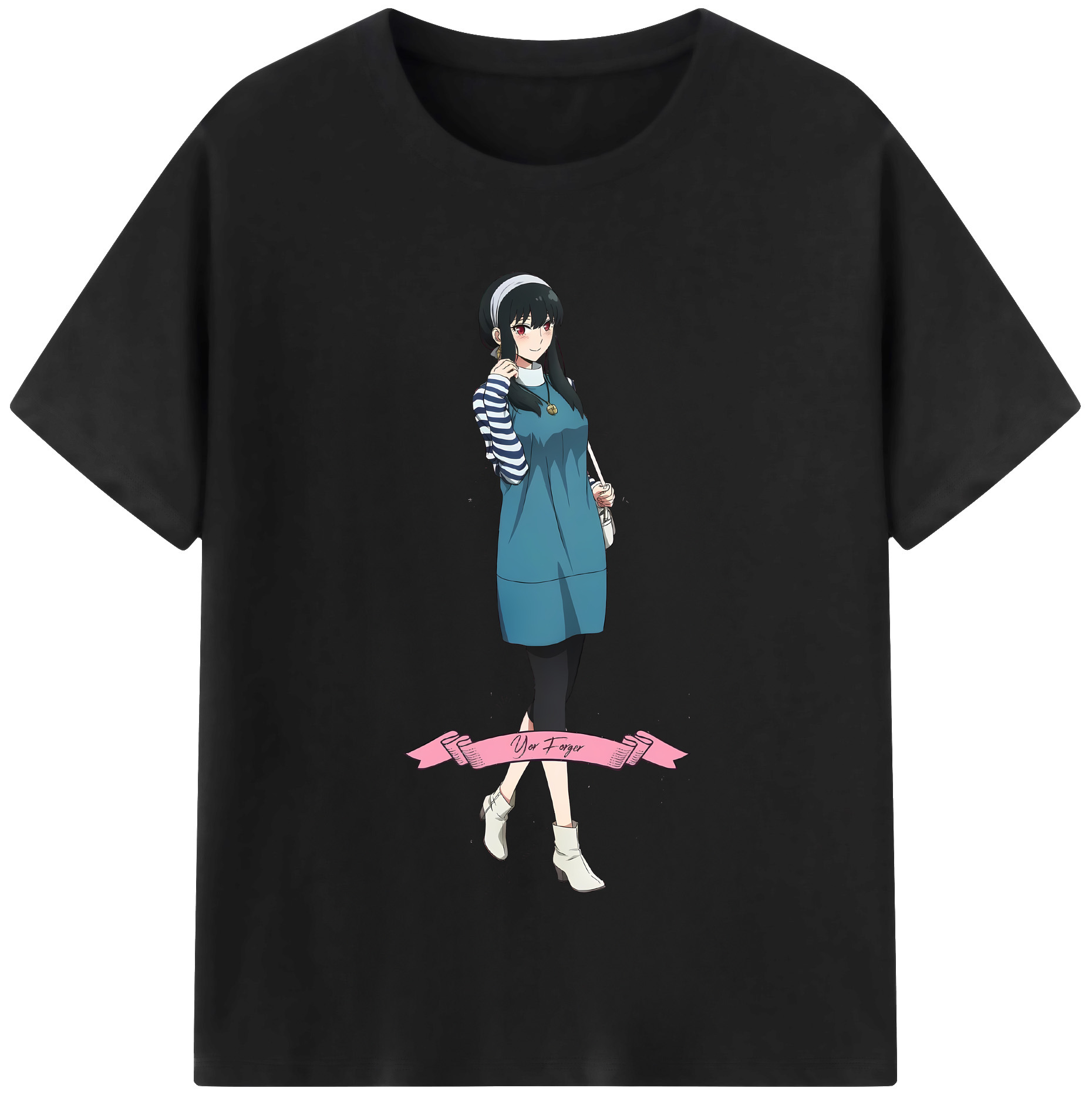 （画像用） SPY×FAMILY间谍家家酒 レディースカジュアルプリントTシャツ（綿100％）