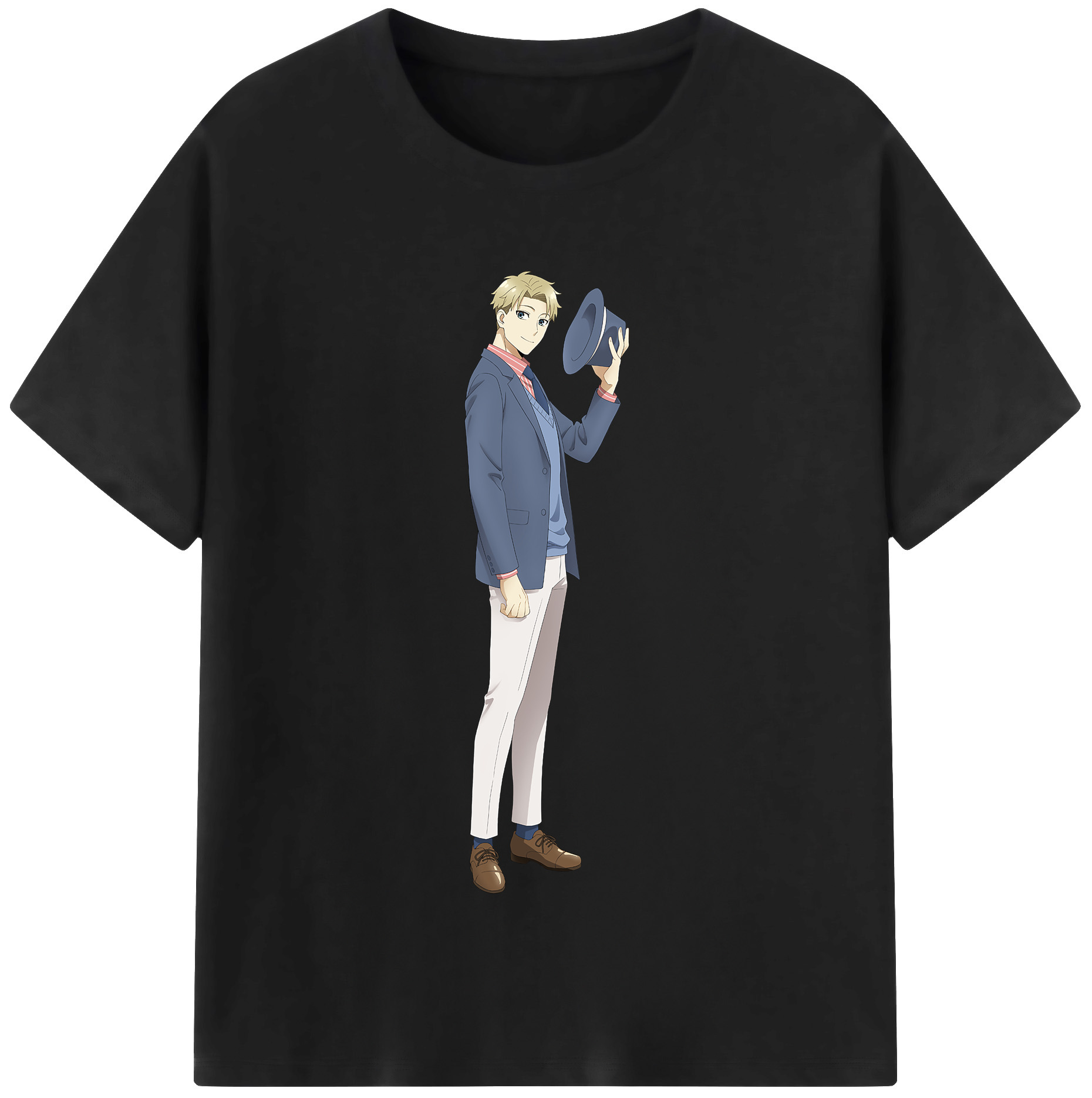 （画像用） SPY×FAMILY间谍家家酒 レディースカジュアルプリントTシャツ（綿100％）