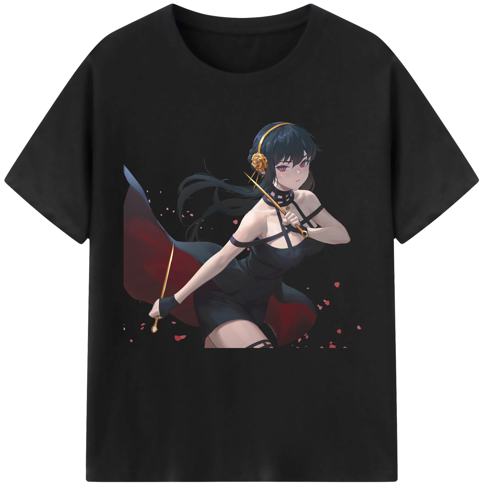 （画像用） SPY×FAMILY间谍家家酒 レディースカジュアルプリントTシャツ（綿100％）