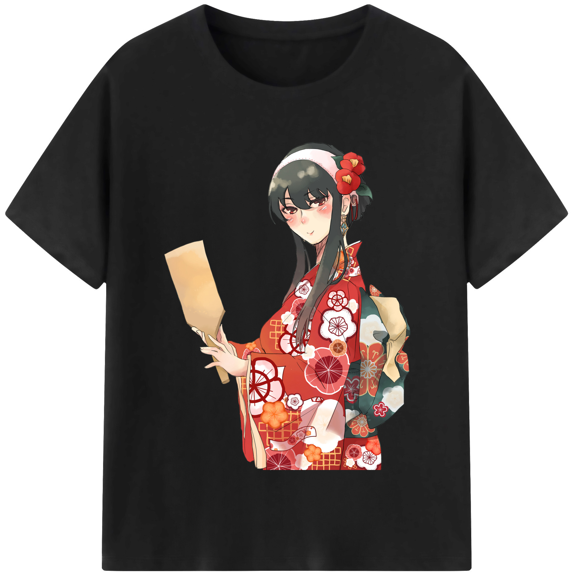 （画像用） SPY×FAMILY间谍家家酒 レディースカジュアルプリントTシャツ（綿100％）
