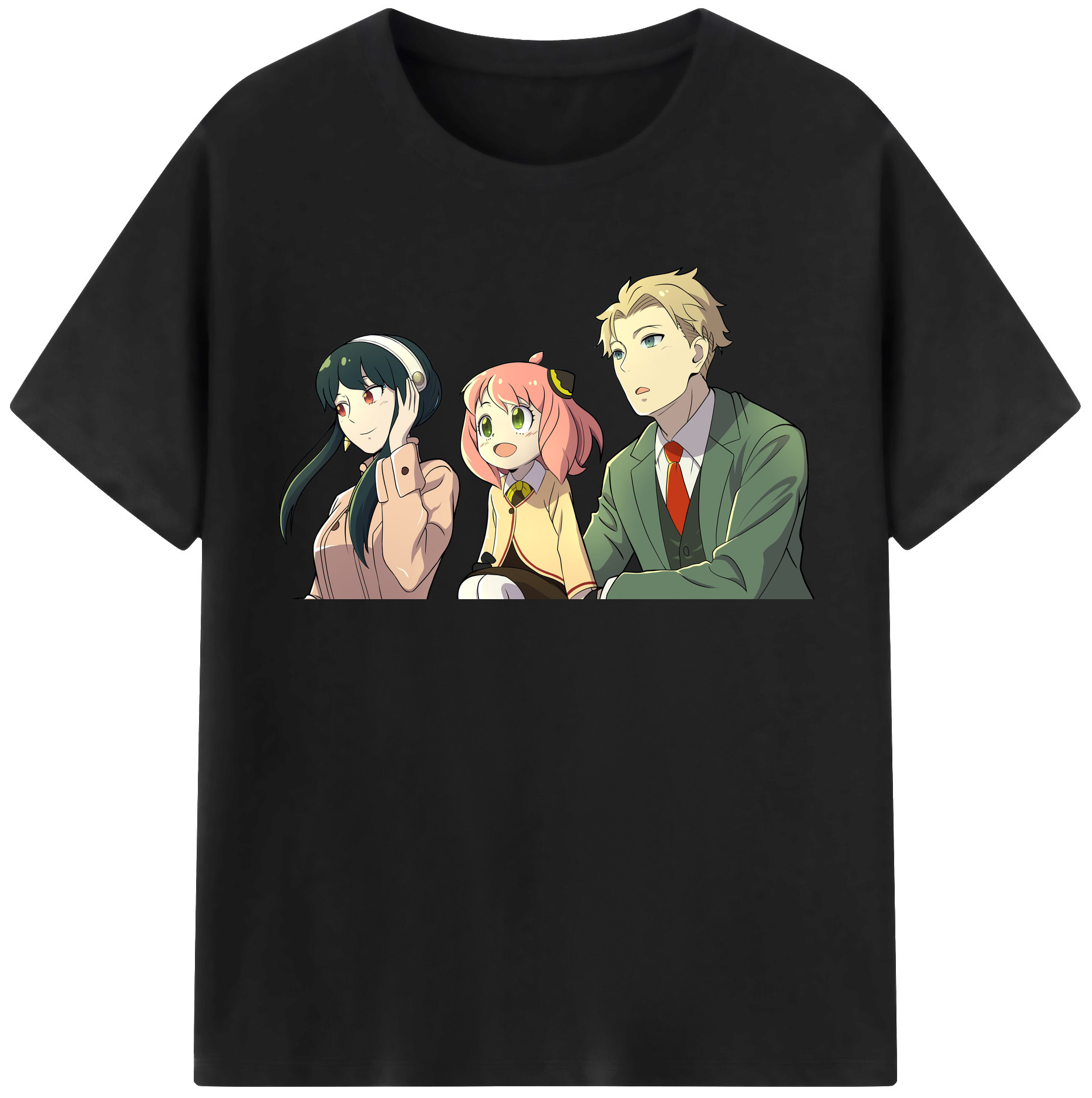（画像用） SPY×FAMILY间谍家家酒 レディースカジュアルプリントTシャツ（綿100％）