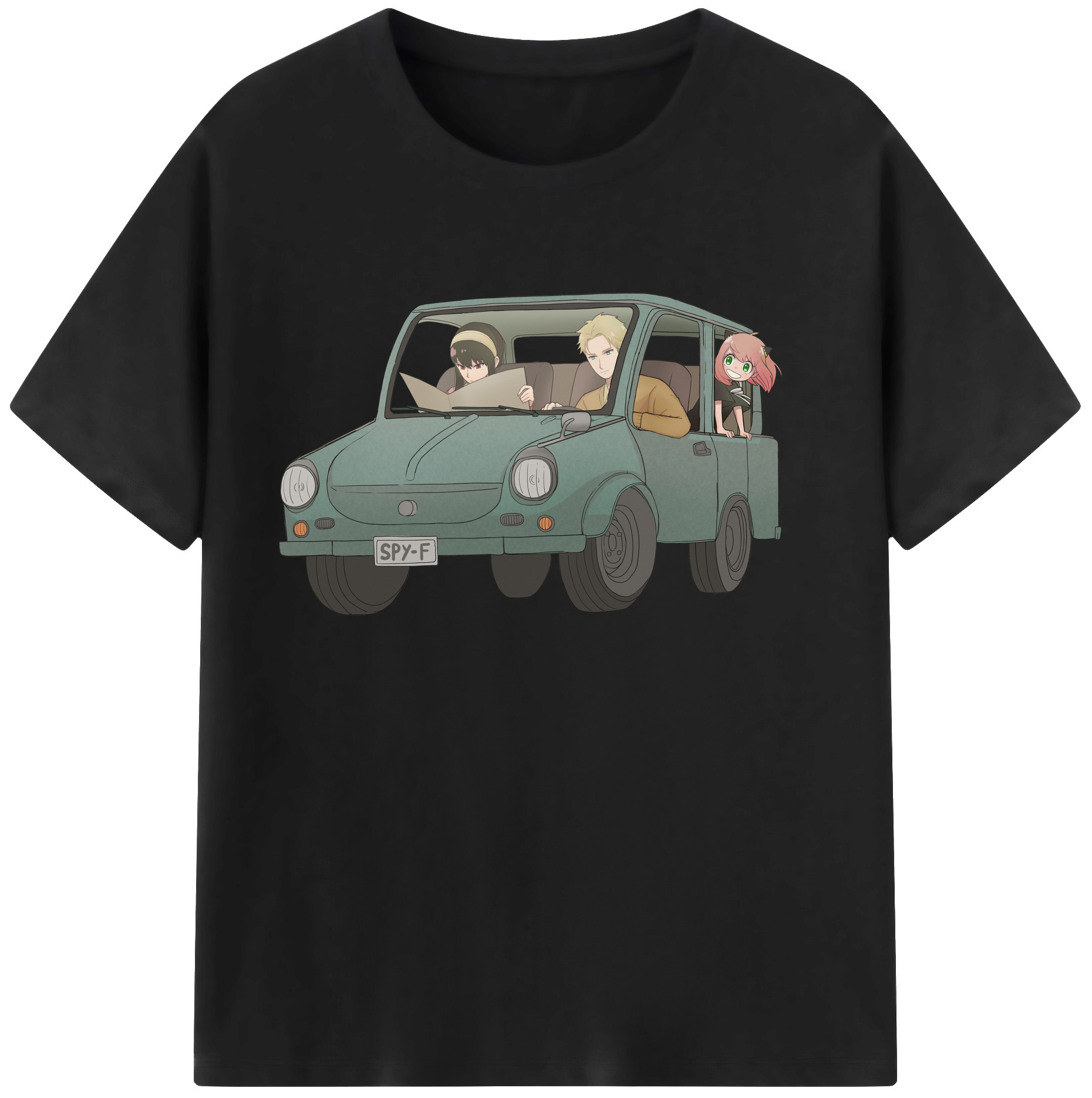 （画像用） SPY×FAMILY间谍家家酒 レディースカジュアルプリントTシャツ（綿100％）