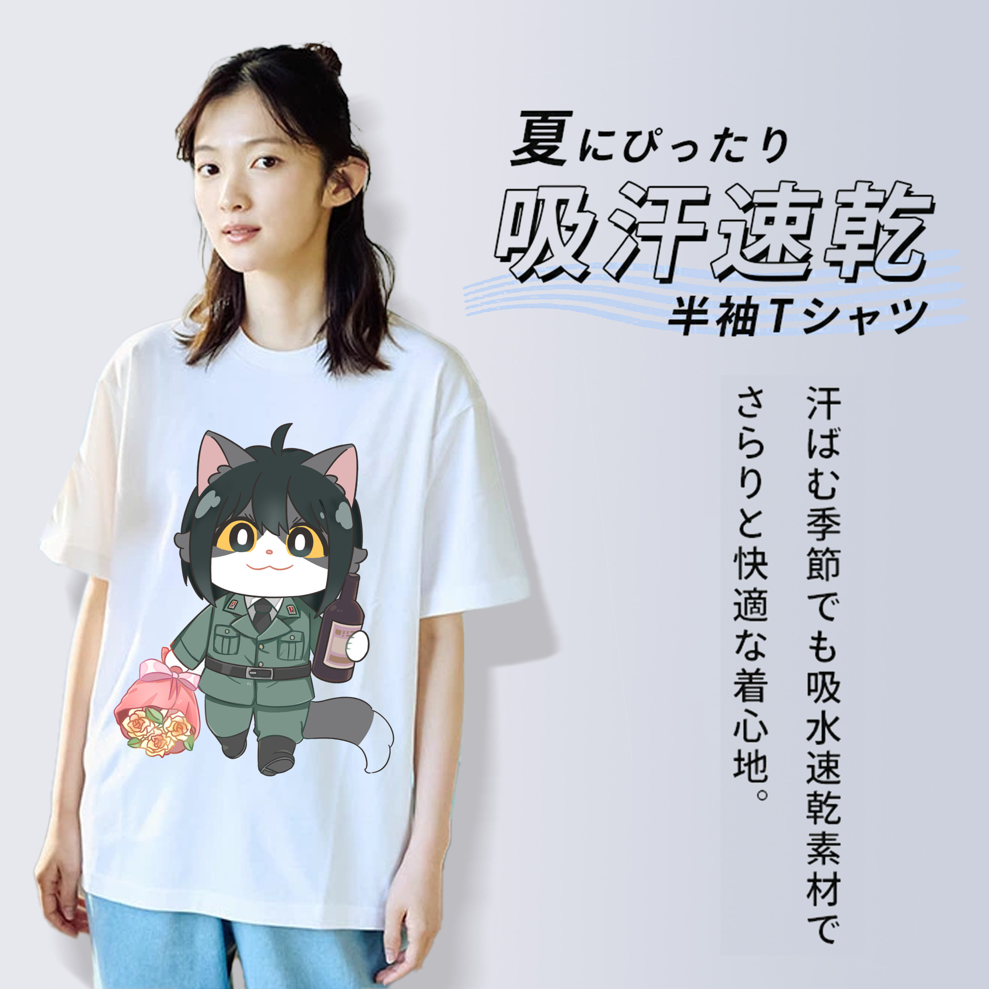SPY×FAMILY间谍家家酒 レディースカジュアルプリントTシャツ（綿100％）