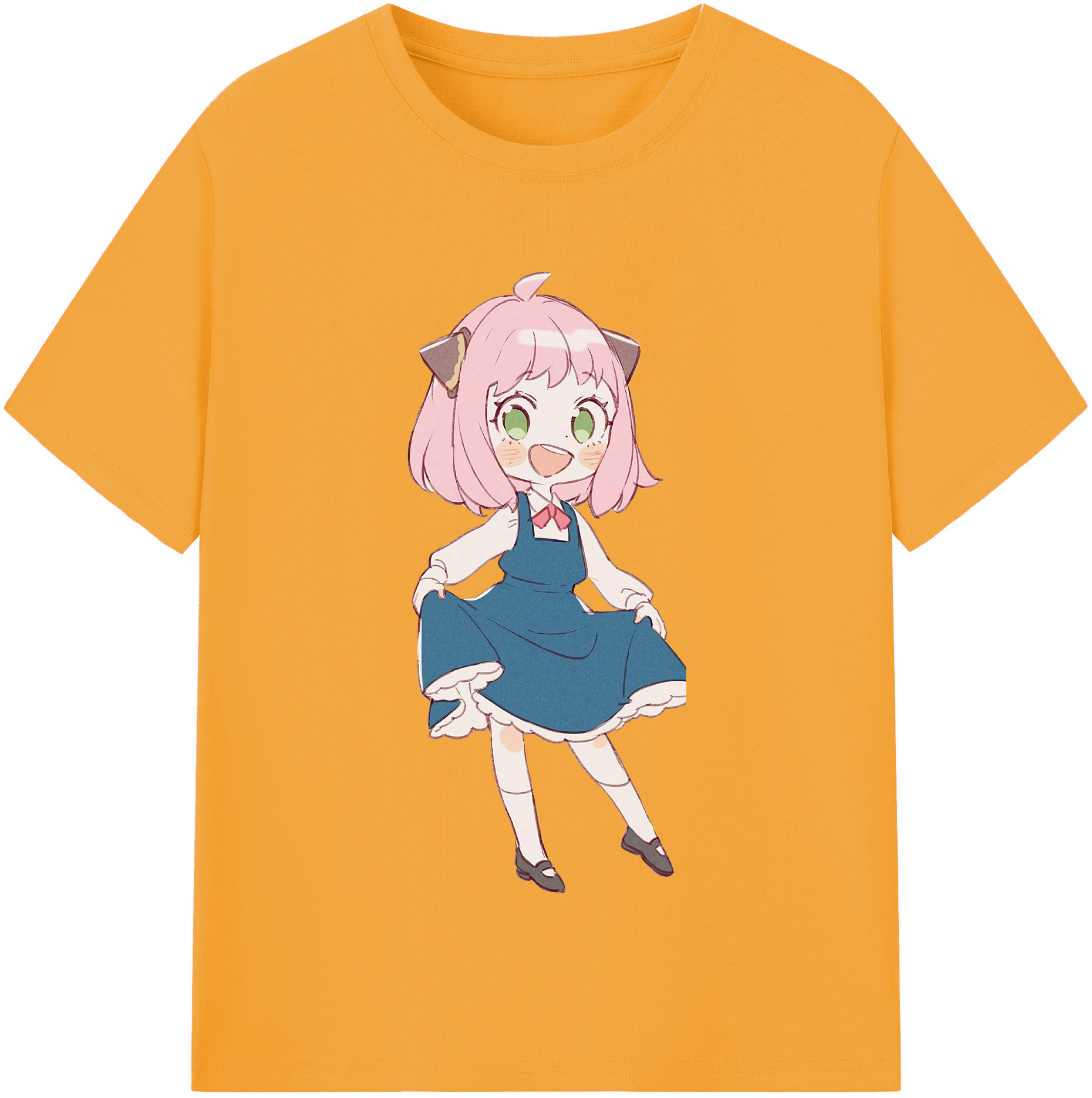 （画像用） SPY×FAMILY间谍家家酒 レディースカジュアルプリントTシャツ（綿100％）