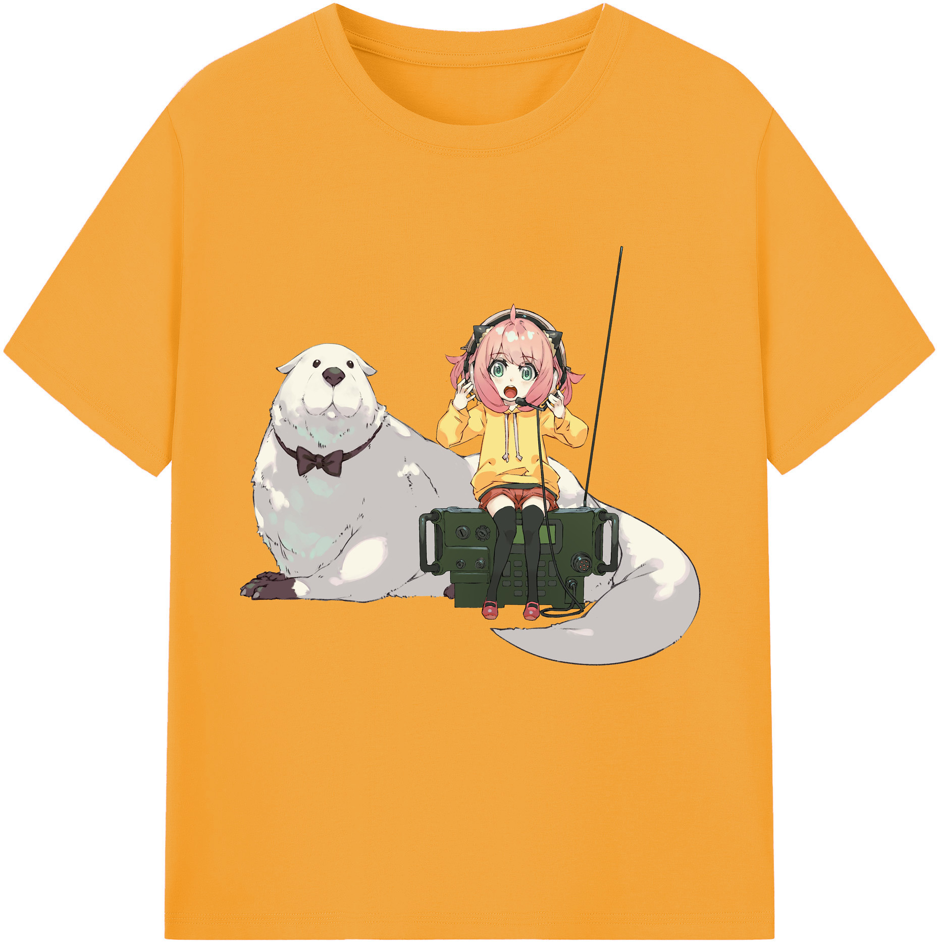 （画像用） SPY×FAMILY间谍家家酒 レディースカジュアルプリントTシャツ（綿100％）