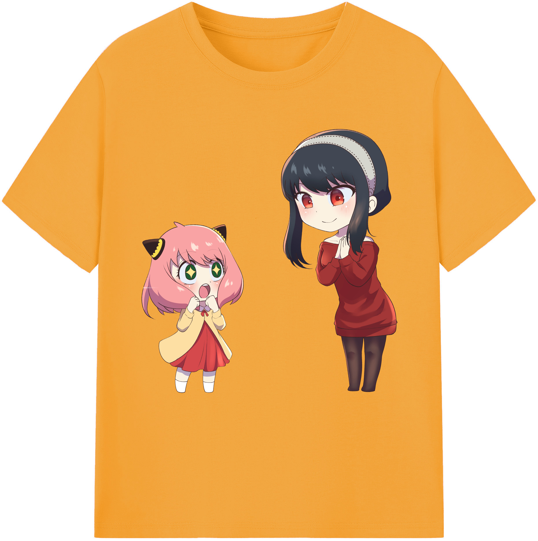 （画像用） SPY×FAMILY间谍家家酒 レディースカジュアルプリントTシャツ（綿100％）
