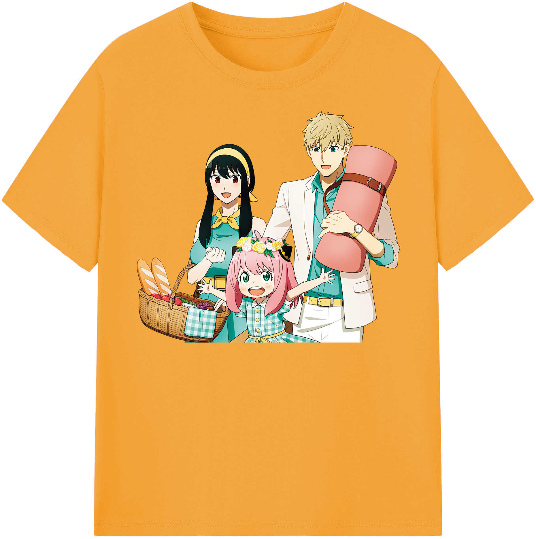 （画像用） SPY×FAMILY间谍家家酒 レディースカジュアルプリントTシャツ（綿100％）