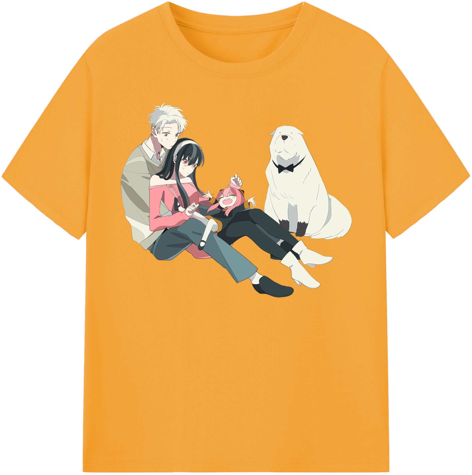 （画像用） SPY×FAMILY间谍家家酒 レディースカジュアルプリントTシャツ（綿100％）