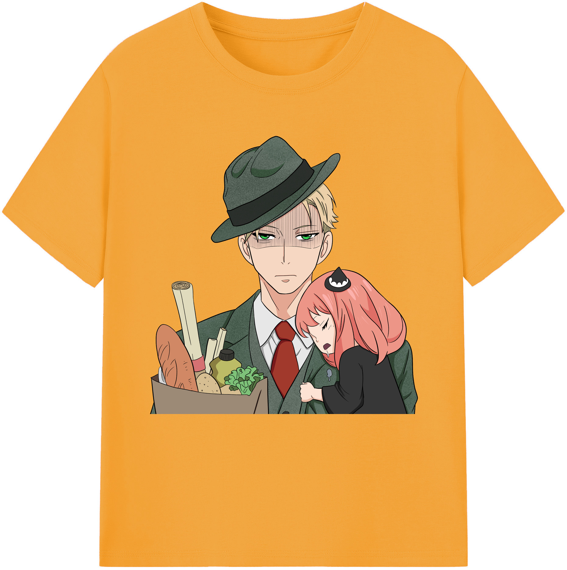 （画像用） SPY×FAMILY间谍家家酒 レディースカジュアルプリントTシャツ（綿100％）