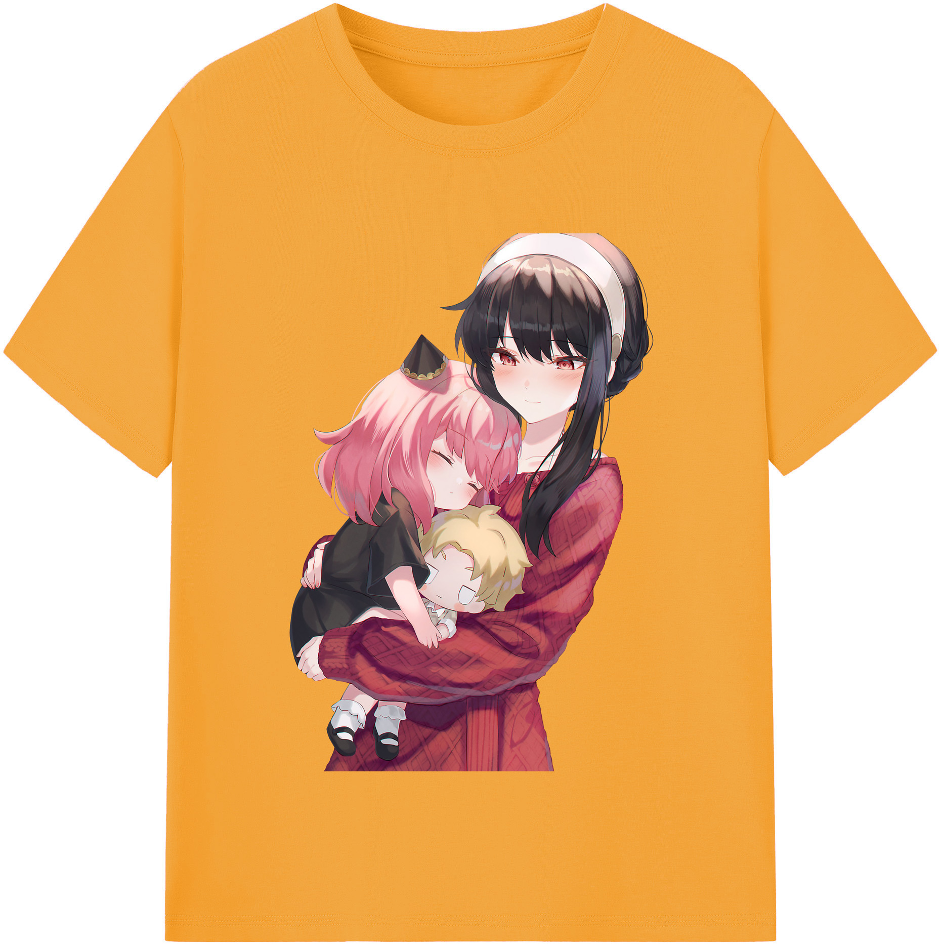 （画像用） SPY×FAMILY间谍家家酒 レディースカジュアルプリントTシャツ（綿100％）