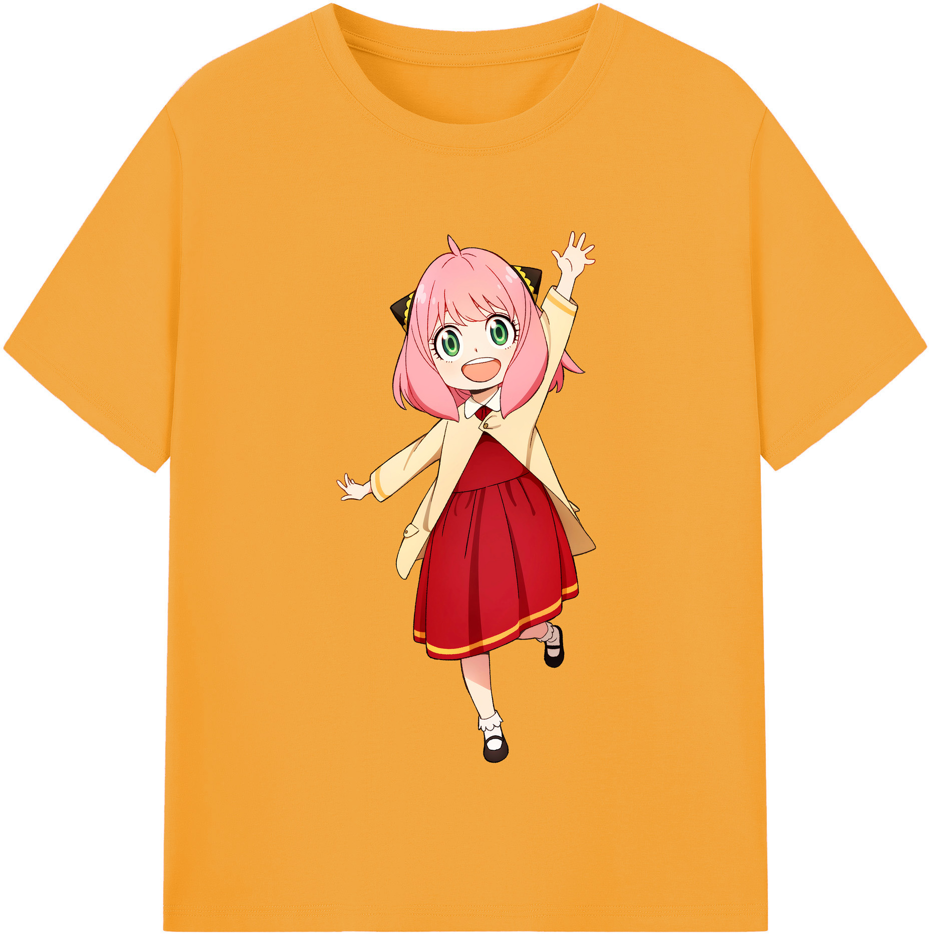 （画像用） SPY×FAMILY间谍家家酒 レディースカジュアルプリントTシャツ（綿100％）