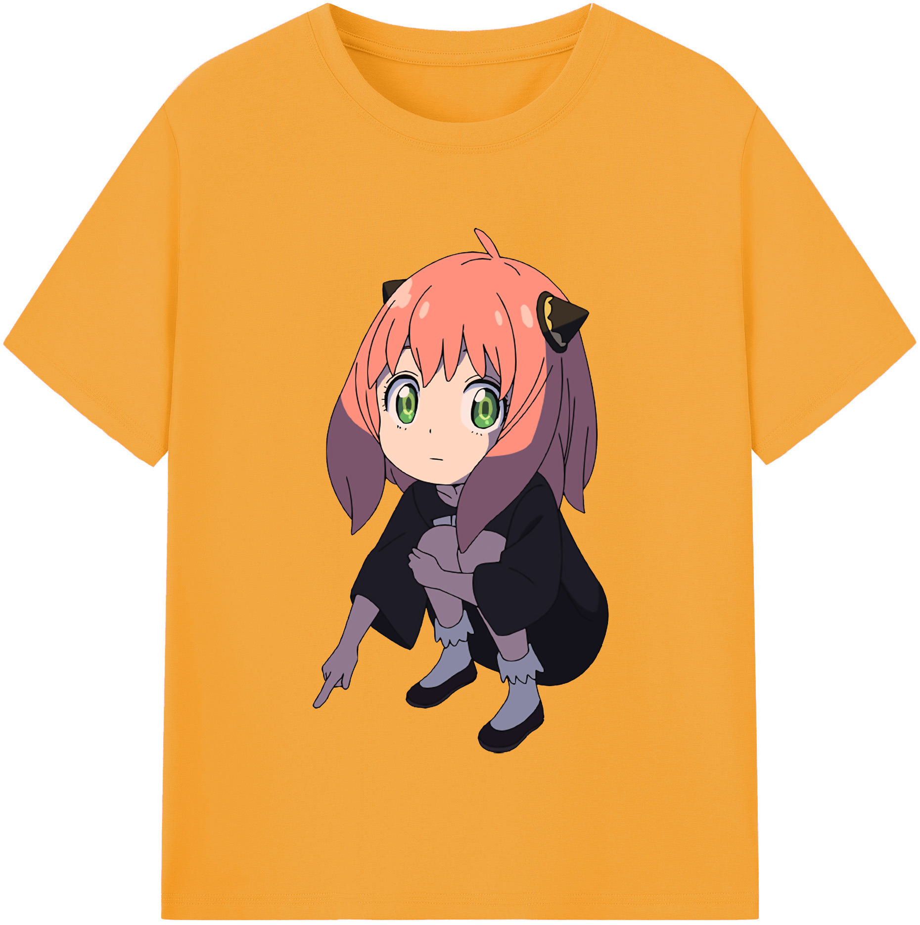 （画像用） SPY×FAMILY间谍家家酒 レディースカジュアルプリントTシャツ（綿100％）