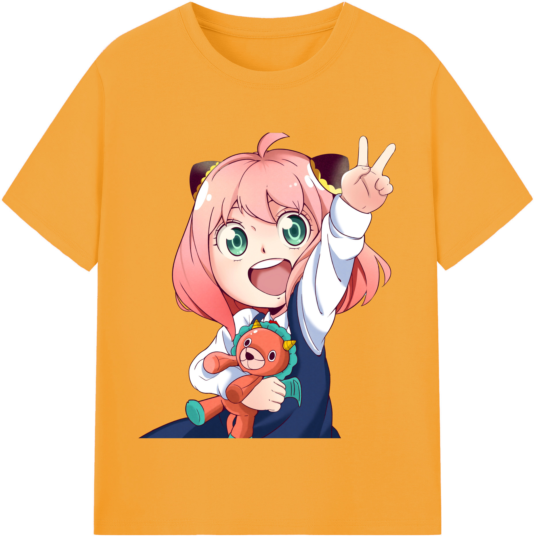 （画像用） SPY×FAMILY间谍家家酒 レディースカジュアルプリントTシャツ（綿100％）