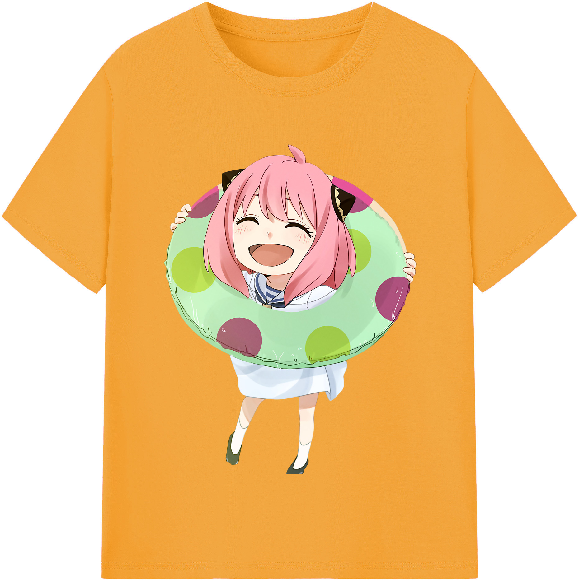 （画像用） SPY×FAMILY间谍家家酒 レディースカジュアルプリントTシャツ（綿100％）