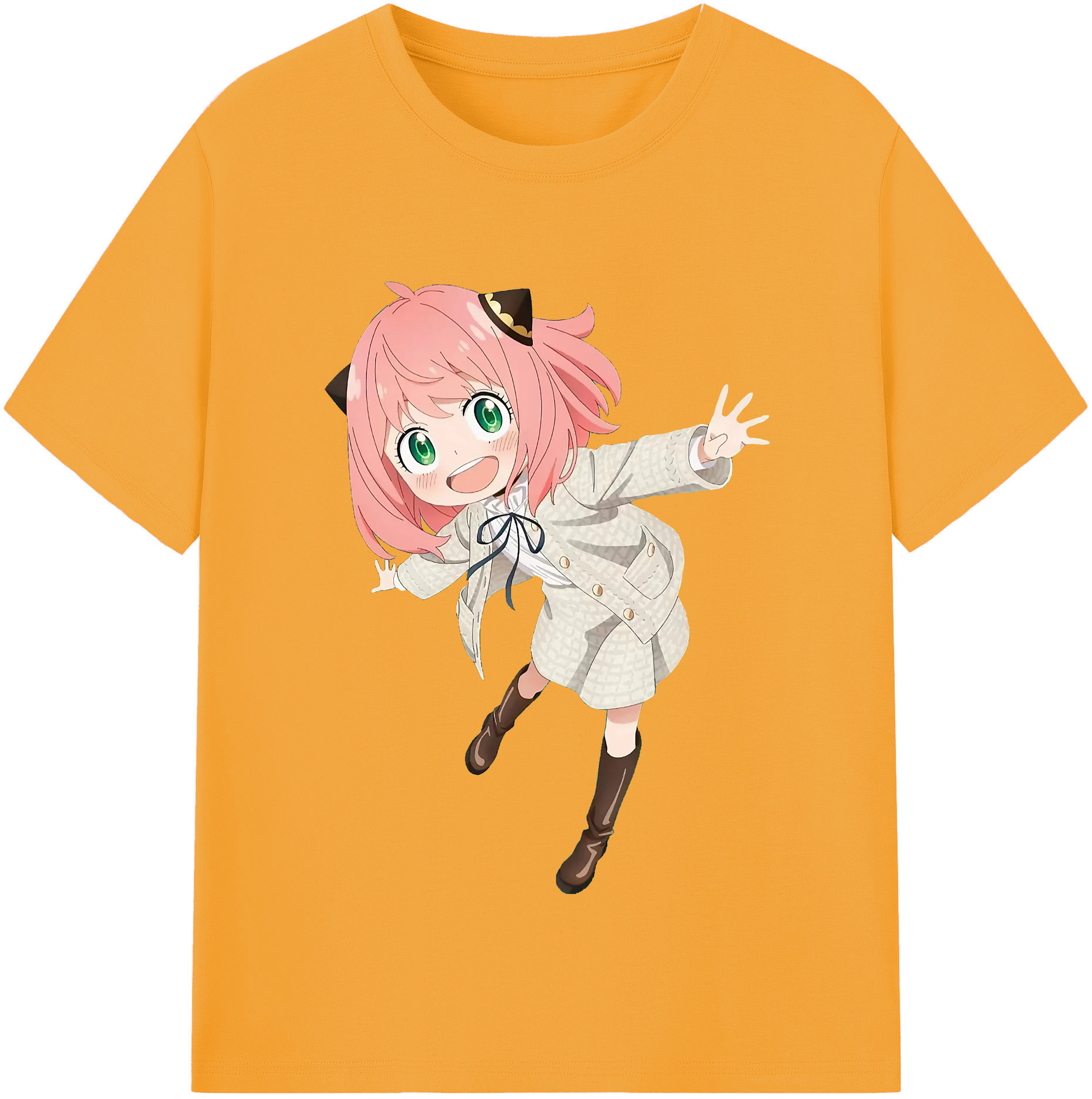 （画像用） SPY×FAMILY间谍家家酒 レディースカジュアルプリントTシャツ（綿100％）
