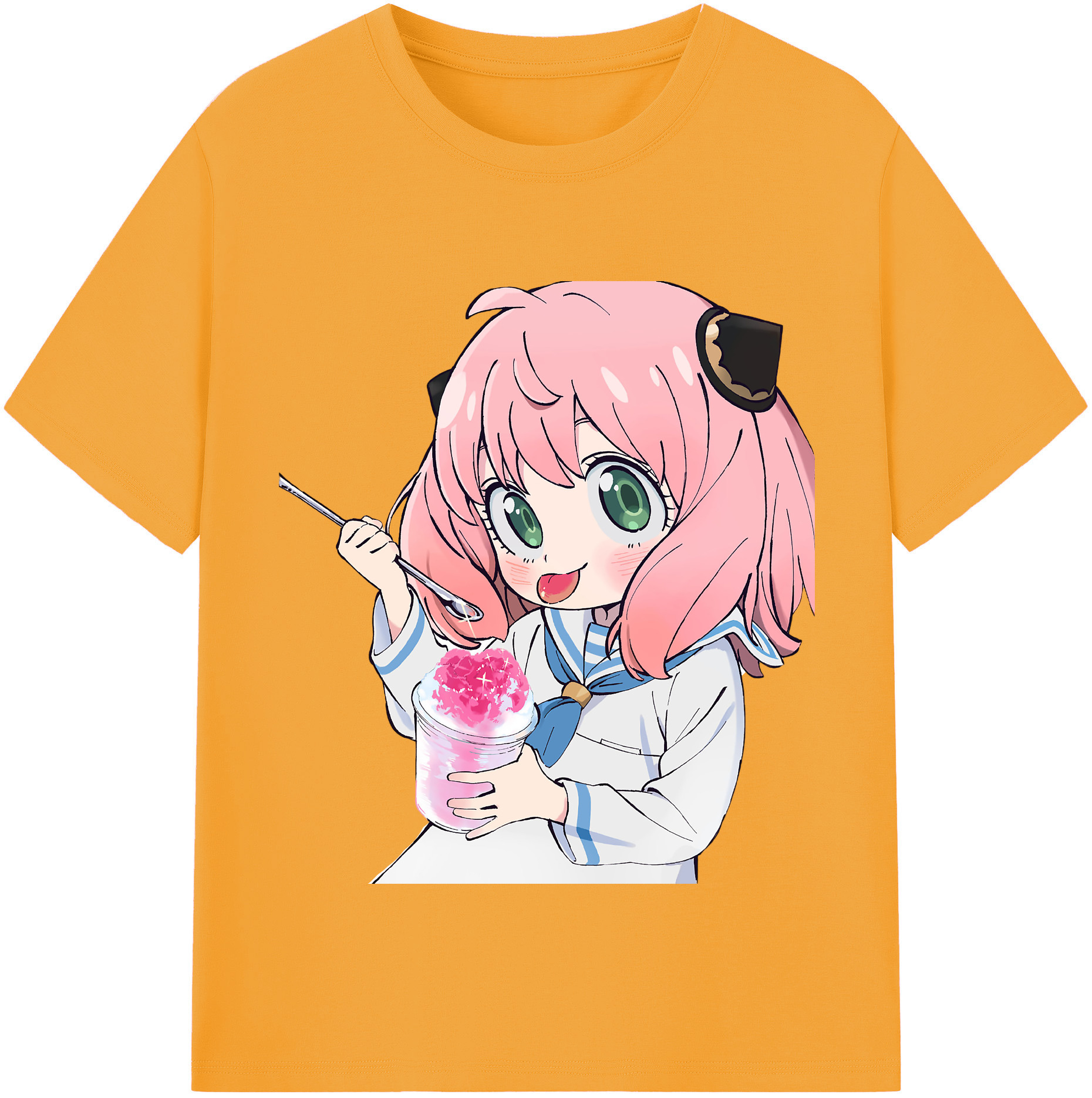 （画像用） SPY×FAMILY间谍家家酒 レディースカジュアルプリントTシャツ（綿100％）